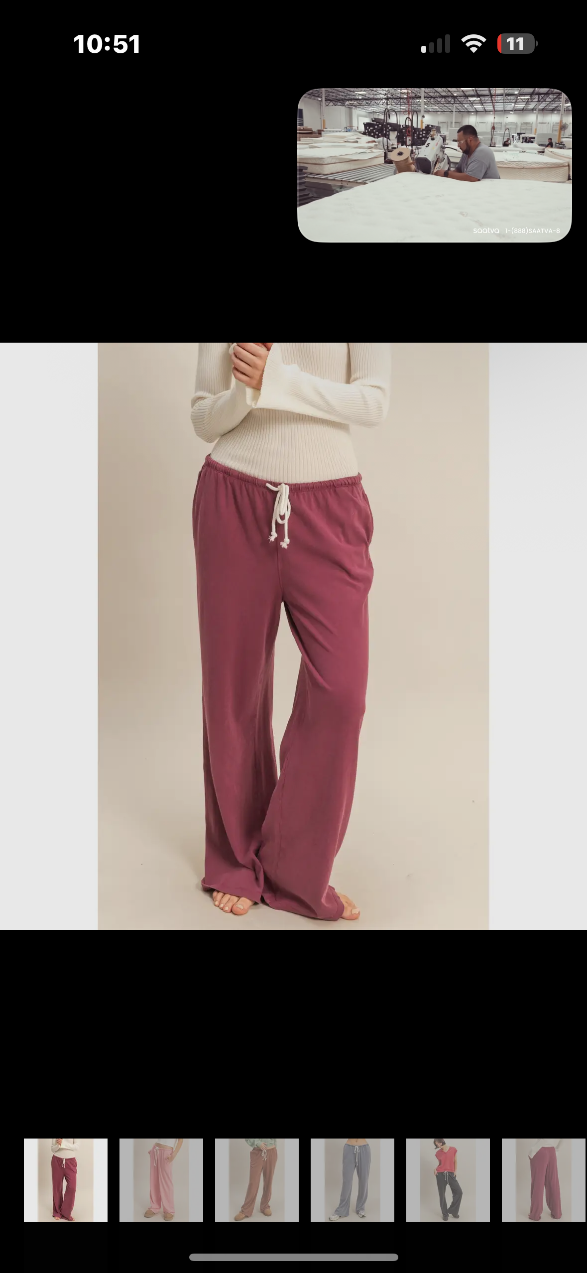 plum wide leg sweats
