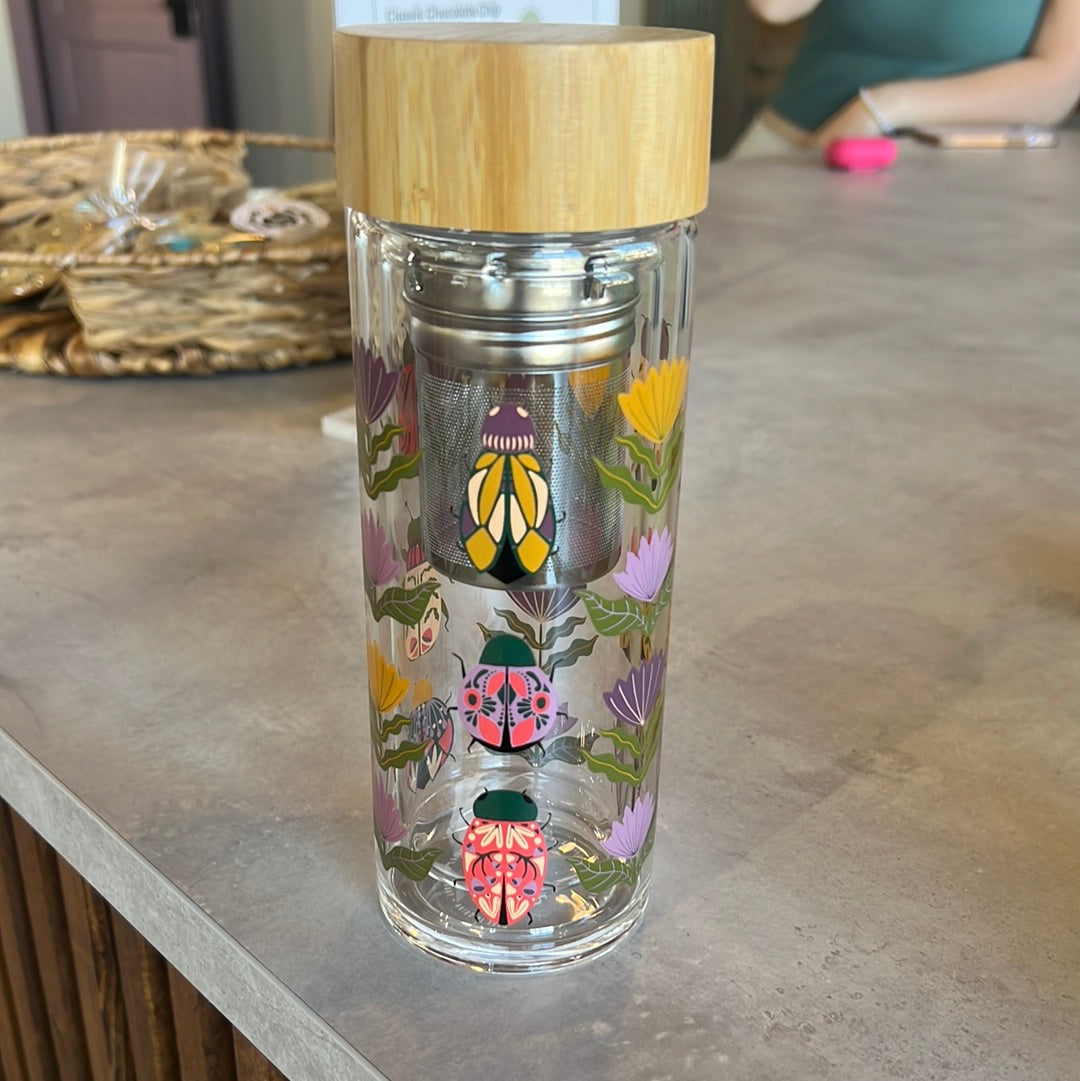 Tea Infuser Glass Bottles