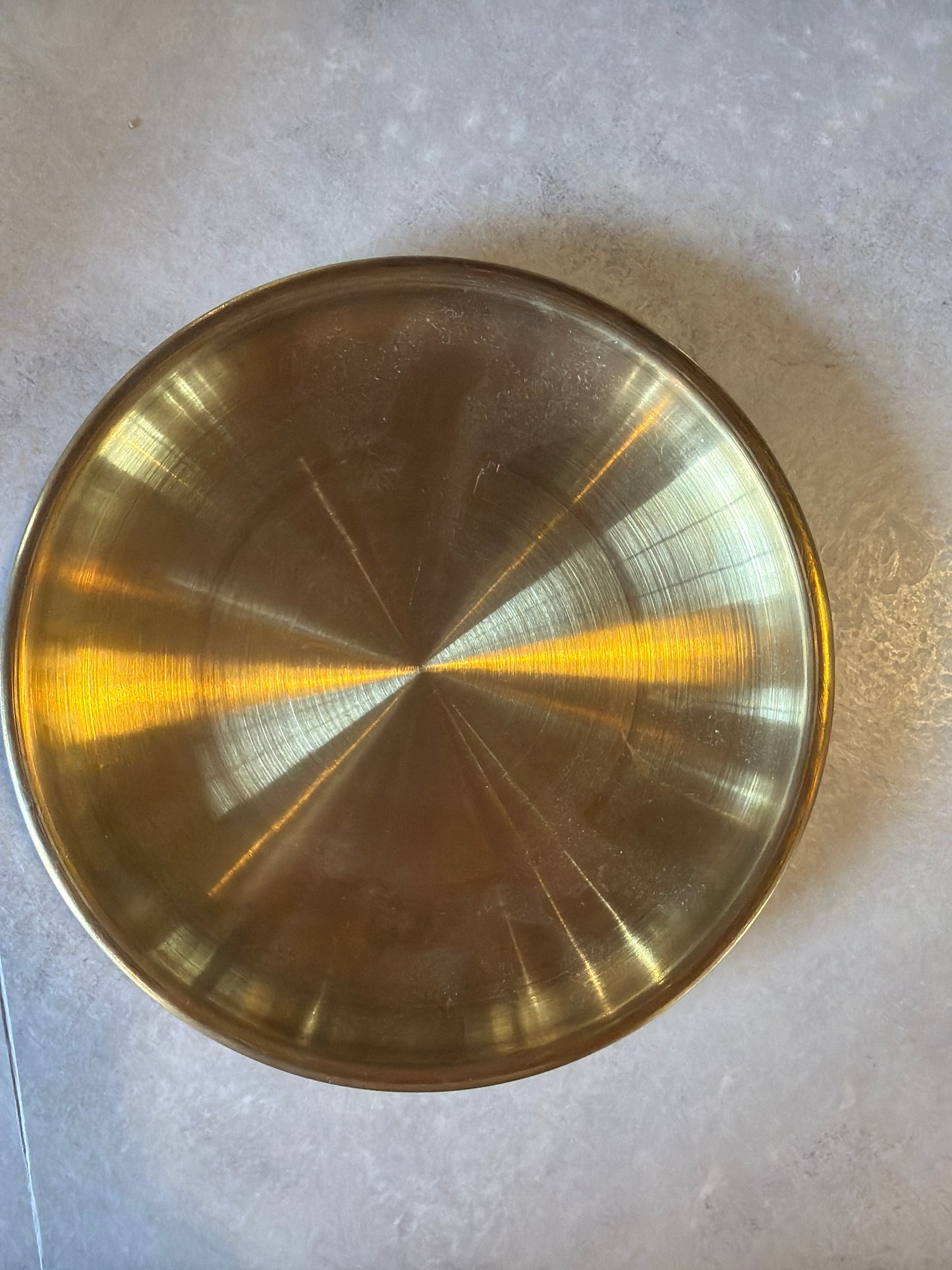 gold tray