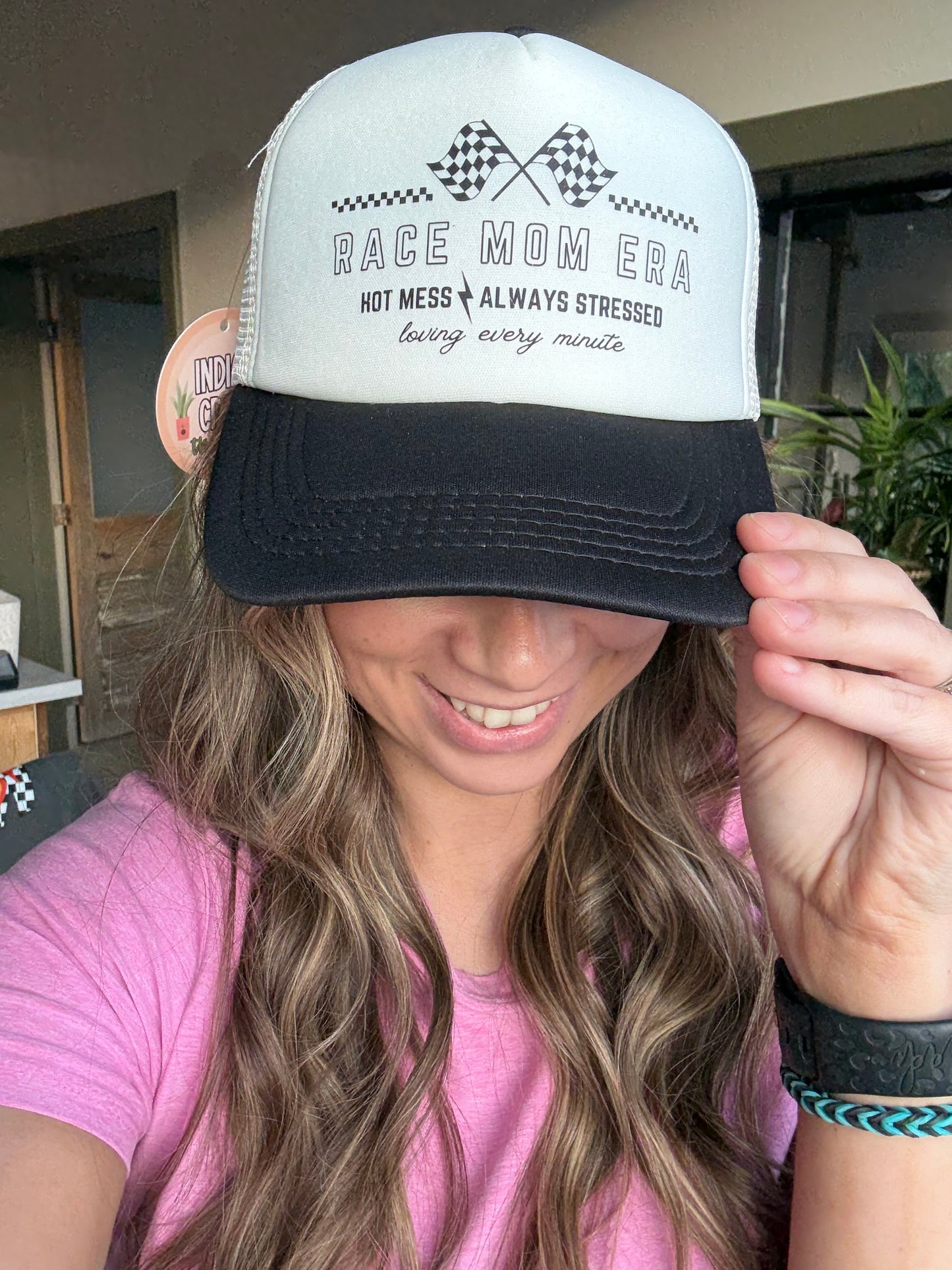 Race Mom Era Foam Trucker Hat