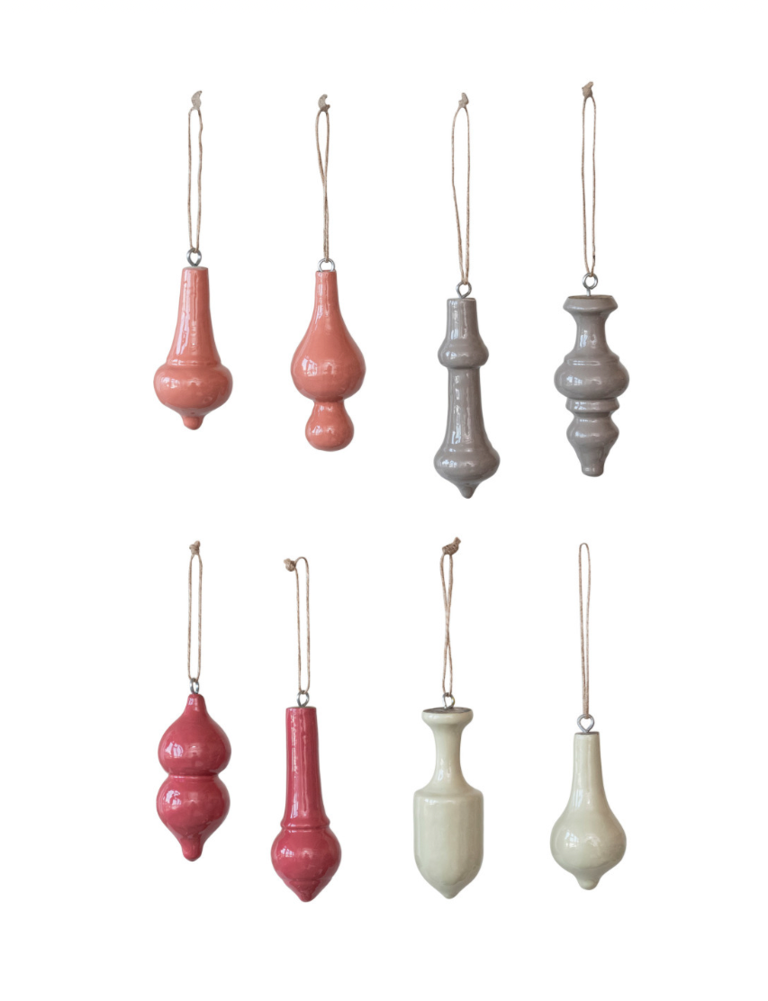 Enamel Wood Ornament