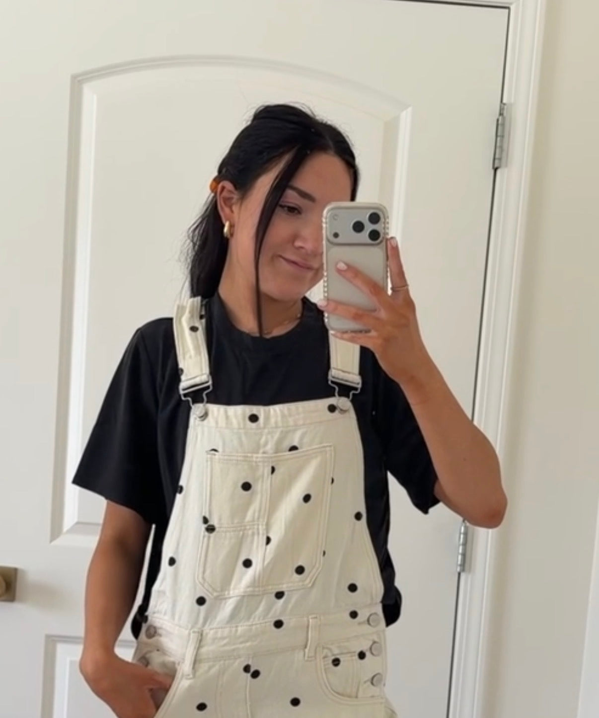 black luxe tee