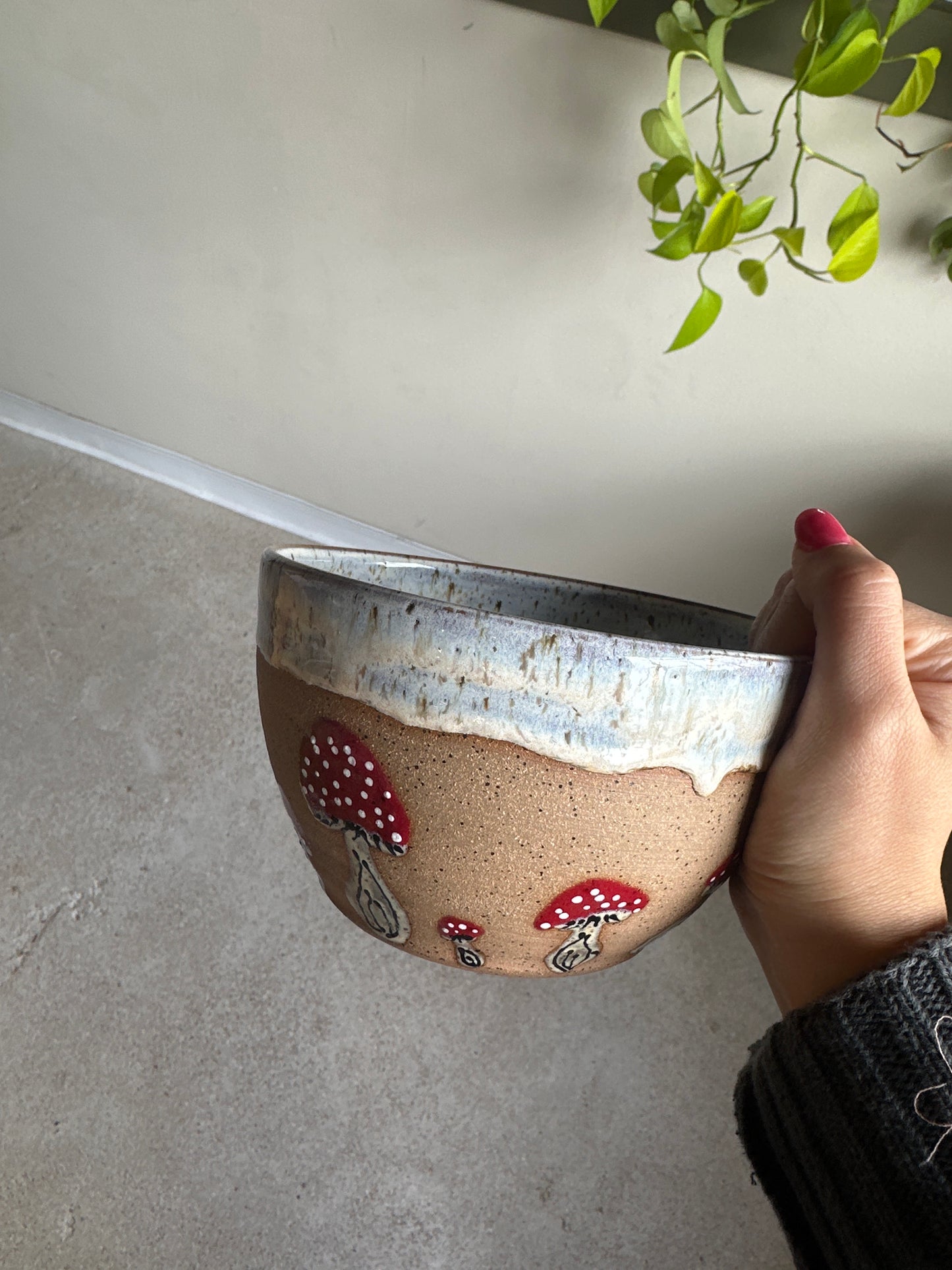 large mushroom bowl