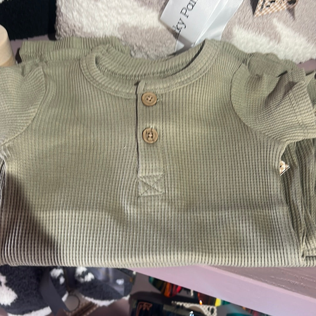 Olive Green Romper