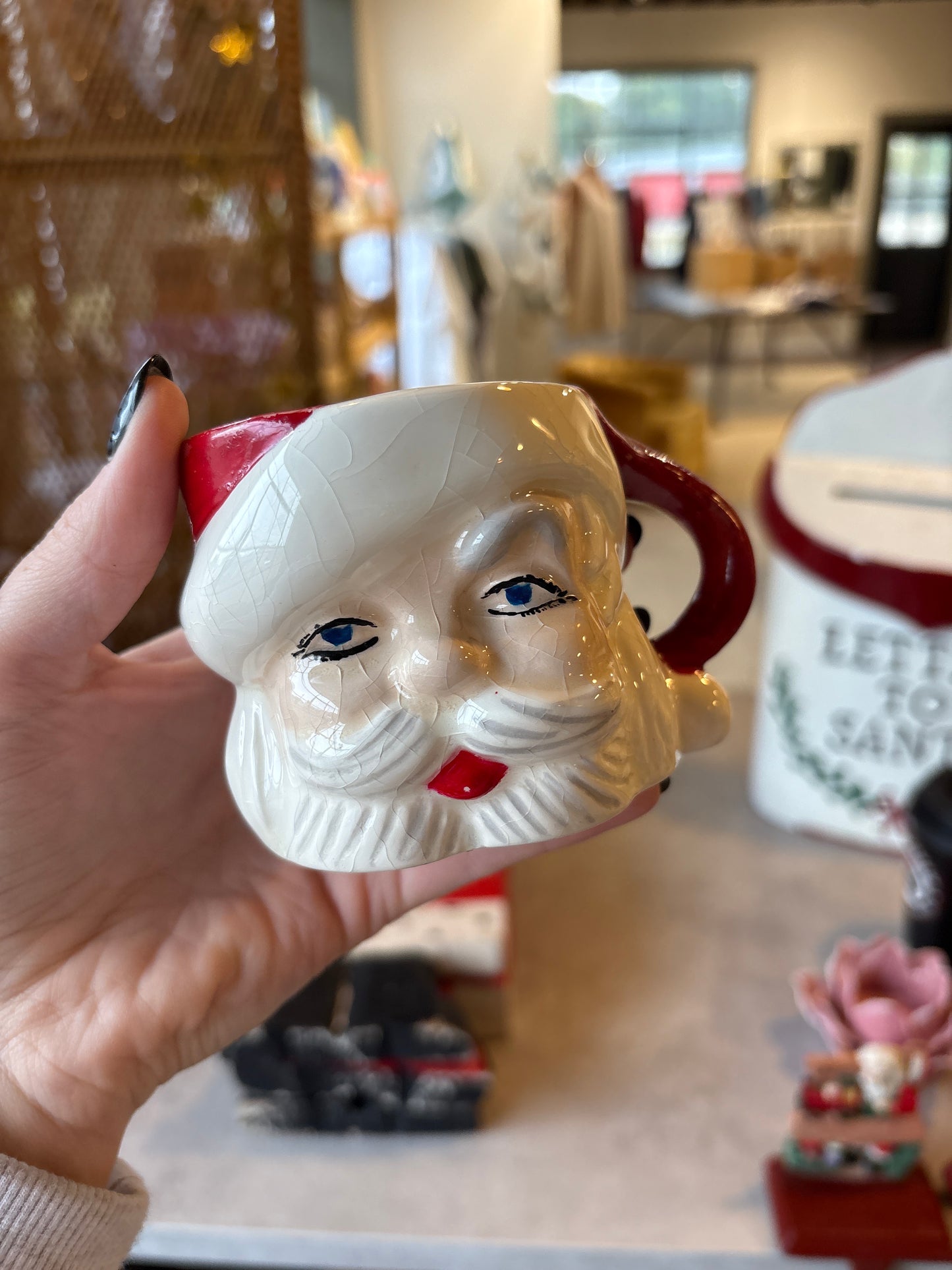 Vintage Santa Mug