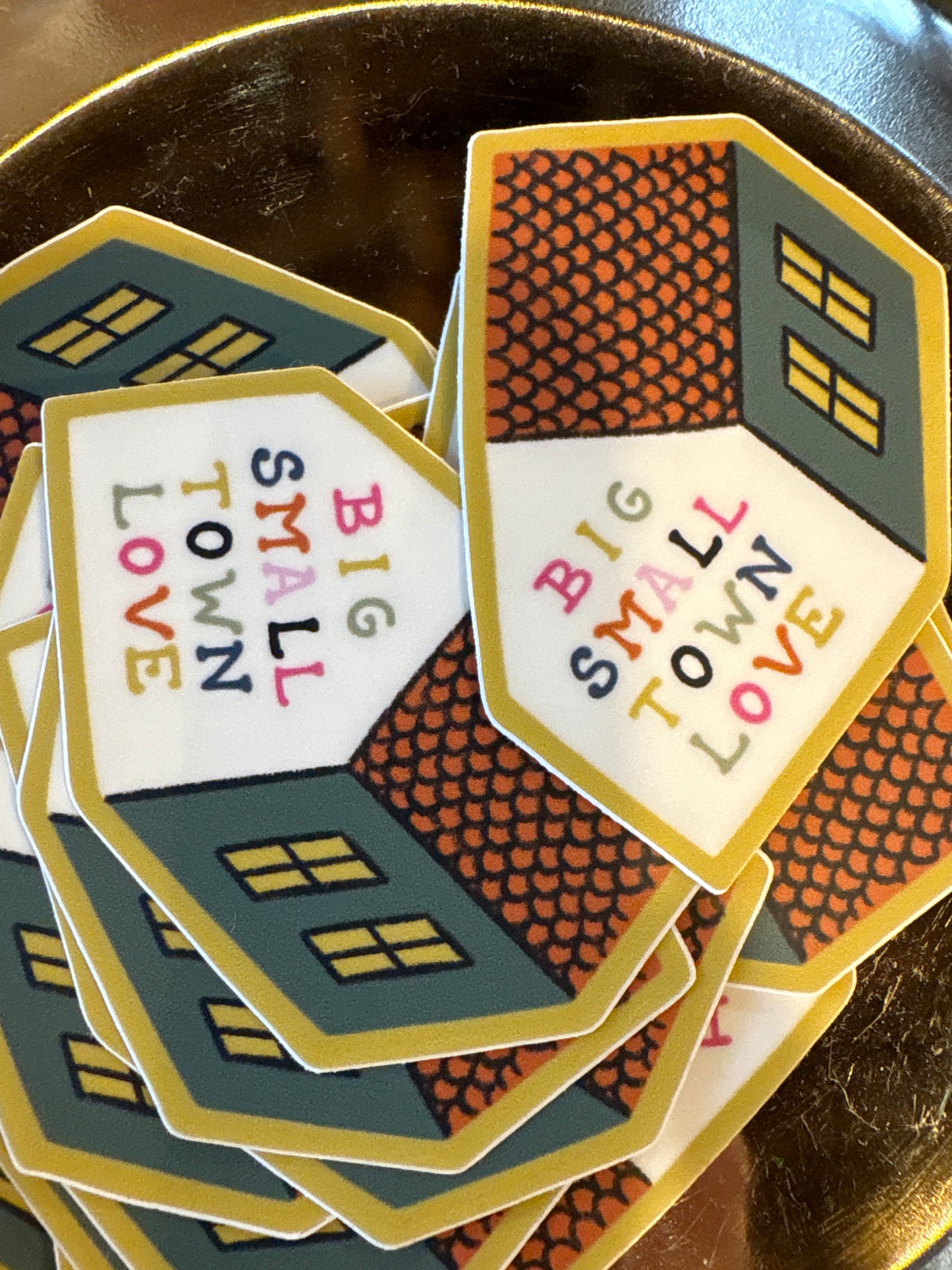 Small Town Love Sticker