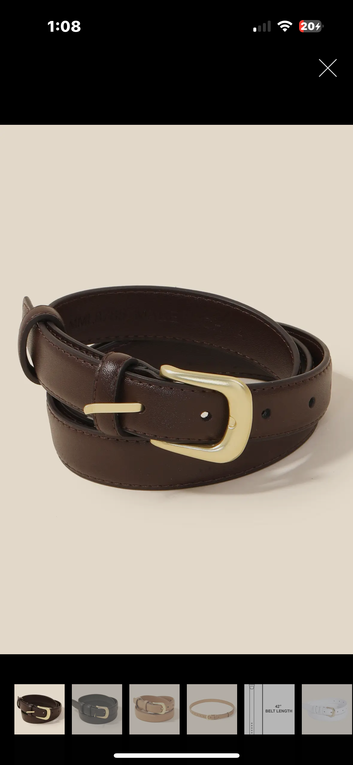 deep brown belt