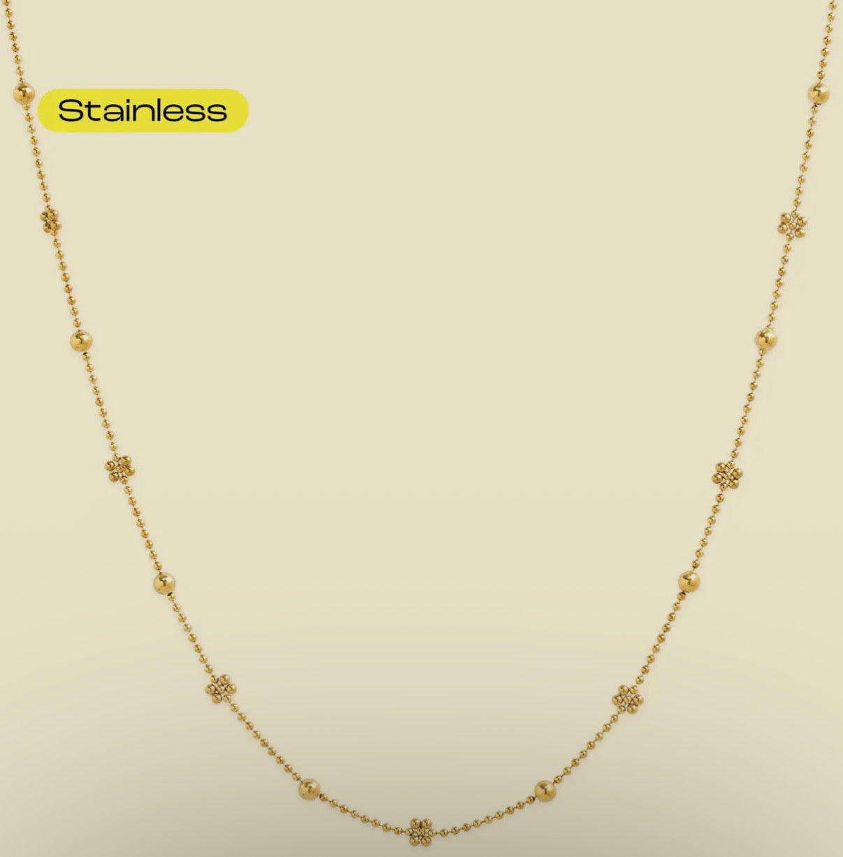 clover chain necklace