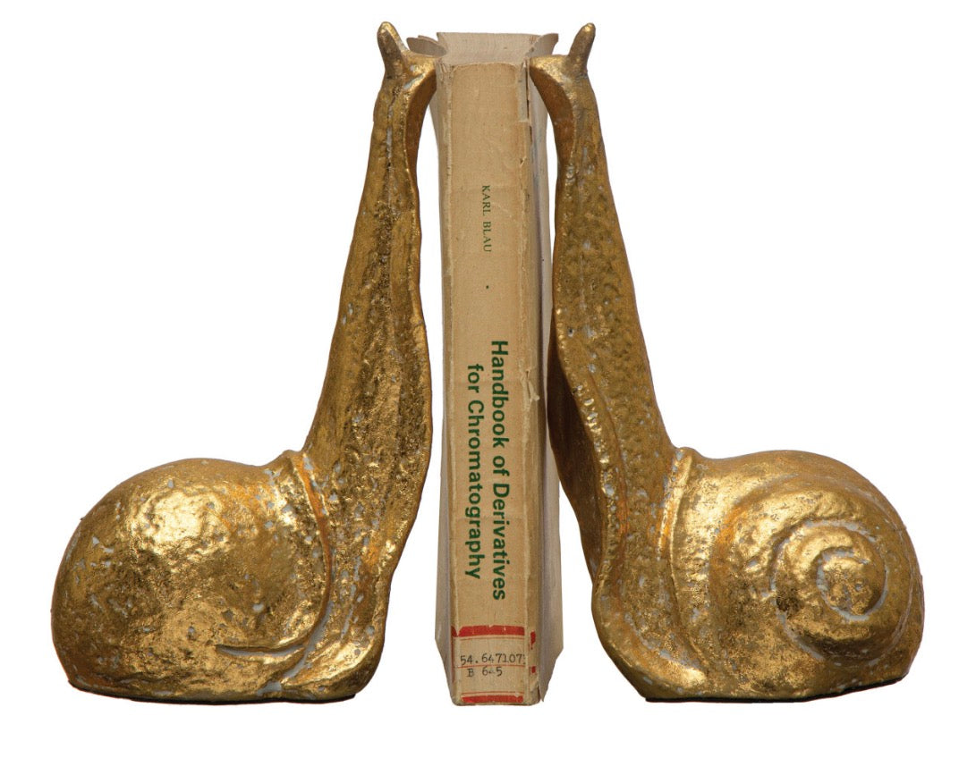 Snail Bookends