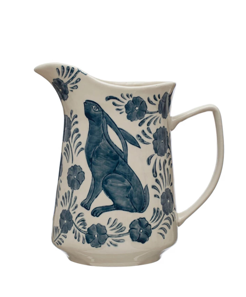 Floral Rabbit Pitcher