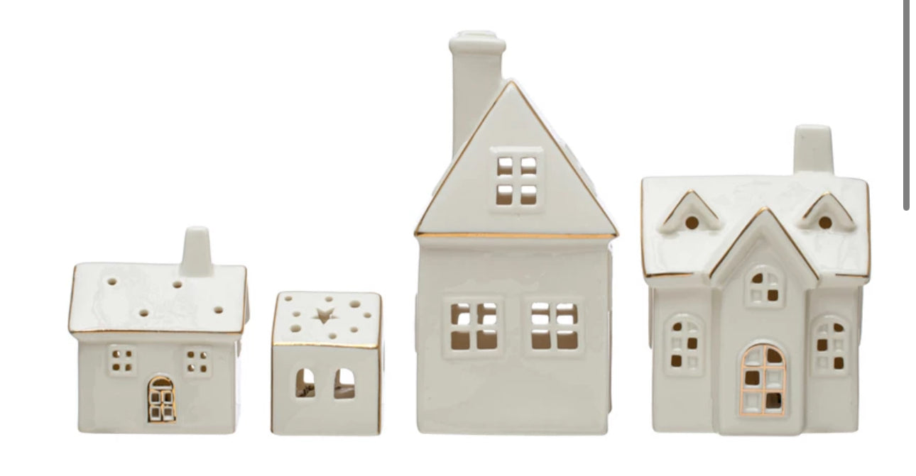 Set of 4 Village