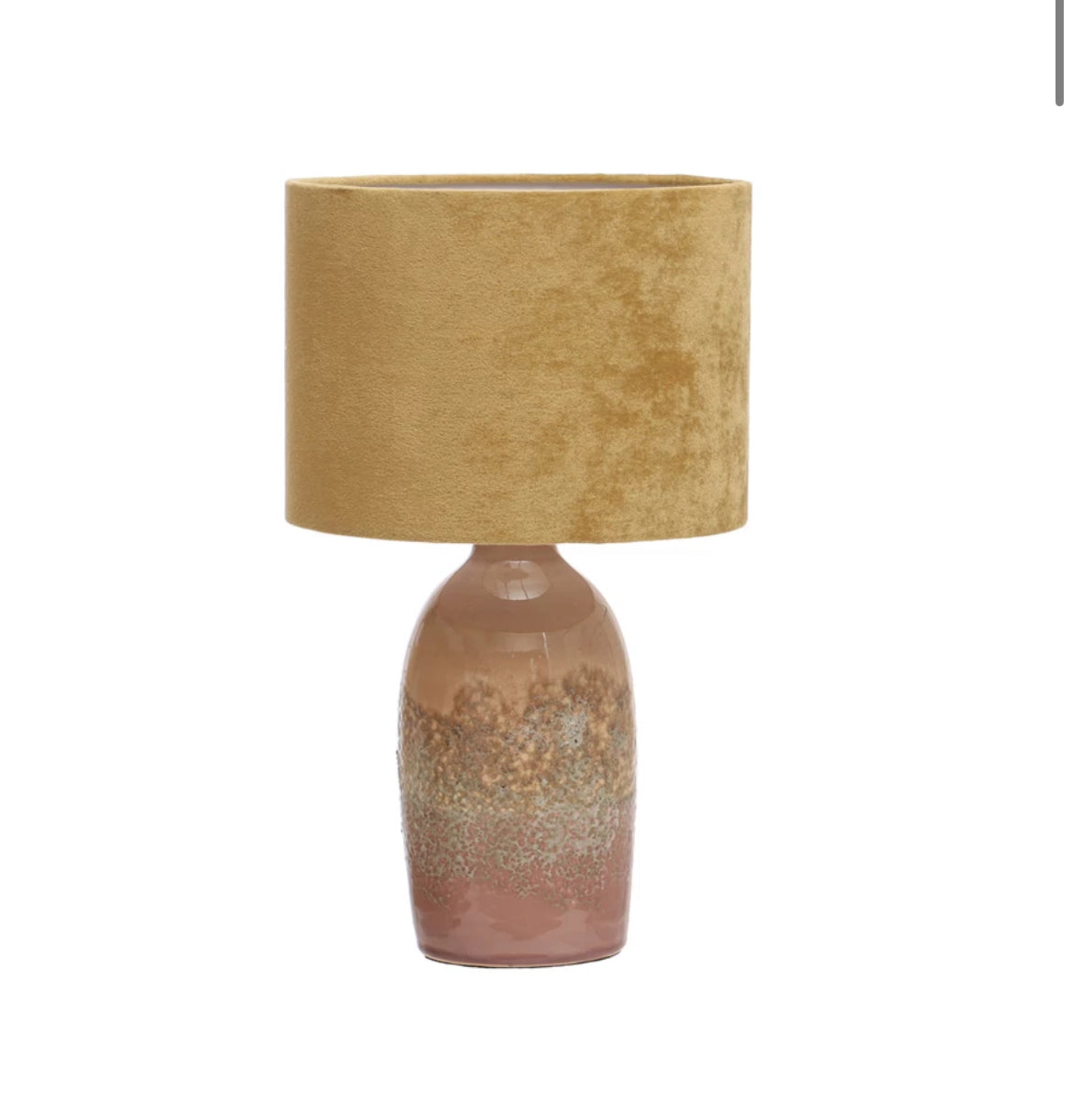 Velvet Shade Lamp