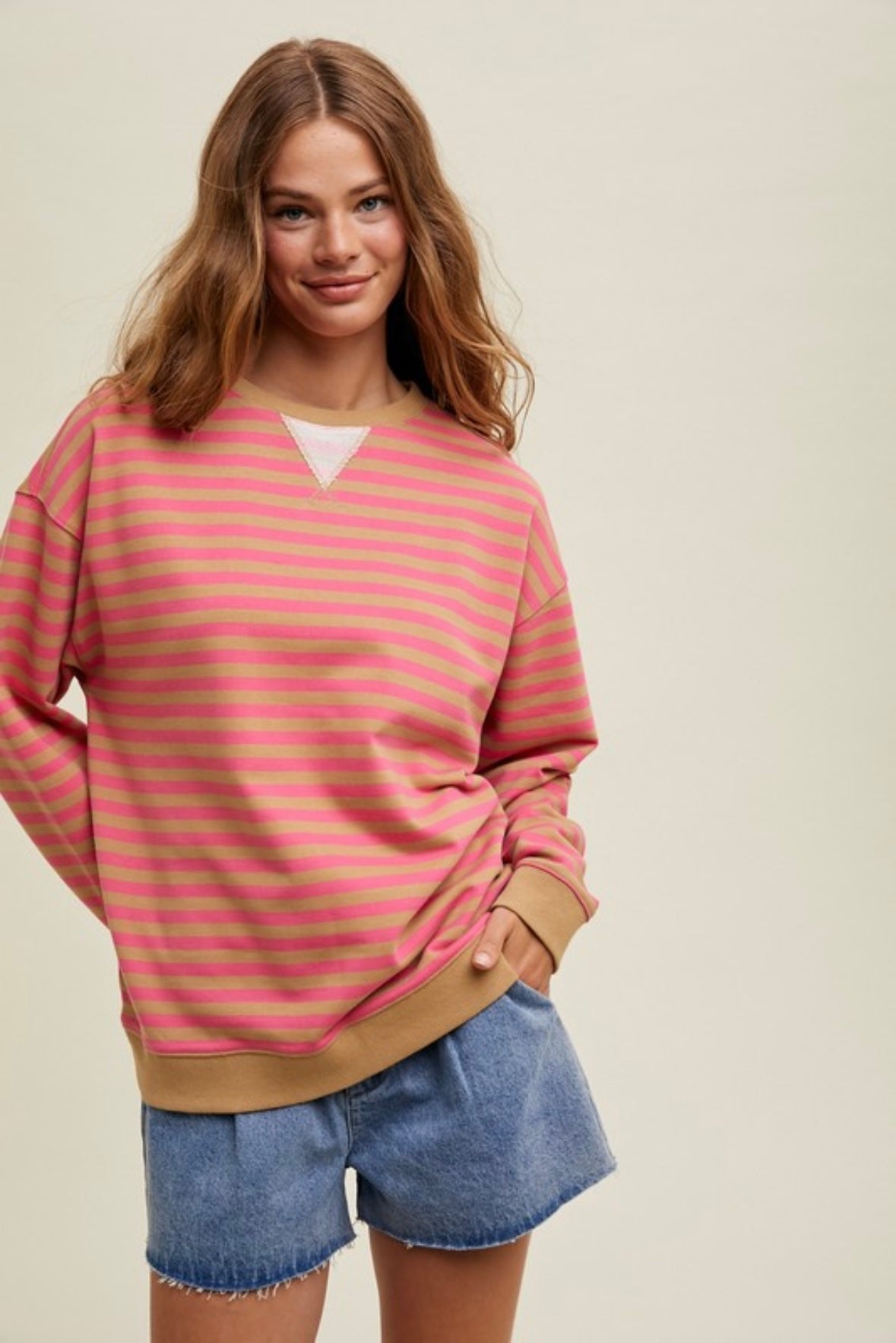 pink punch crewneck