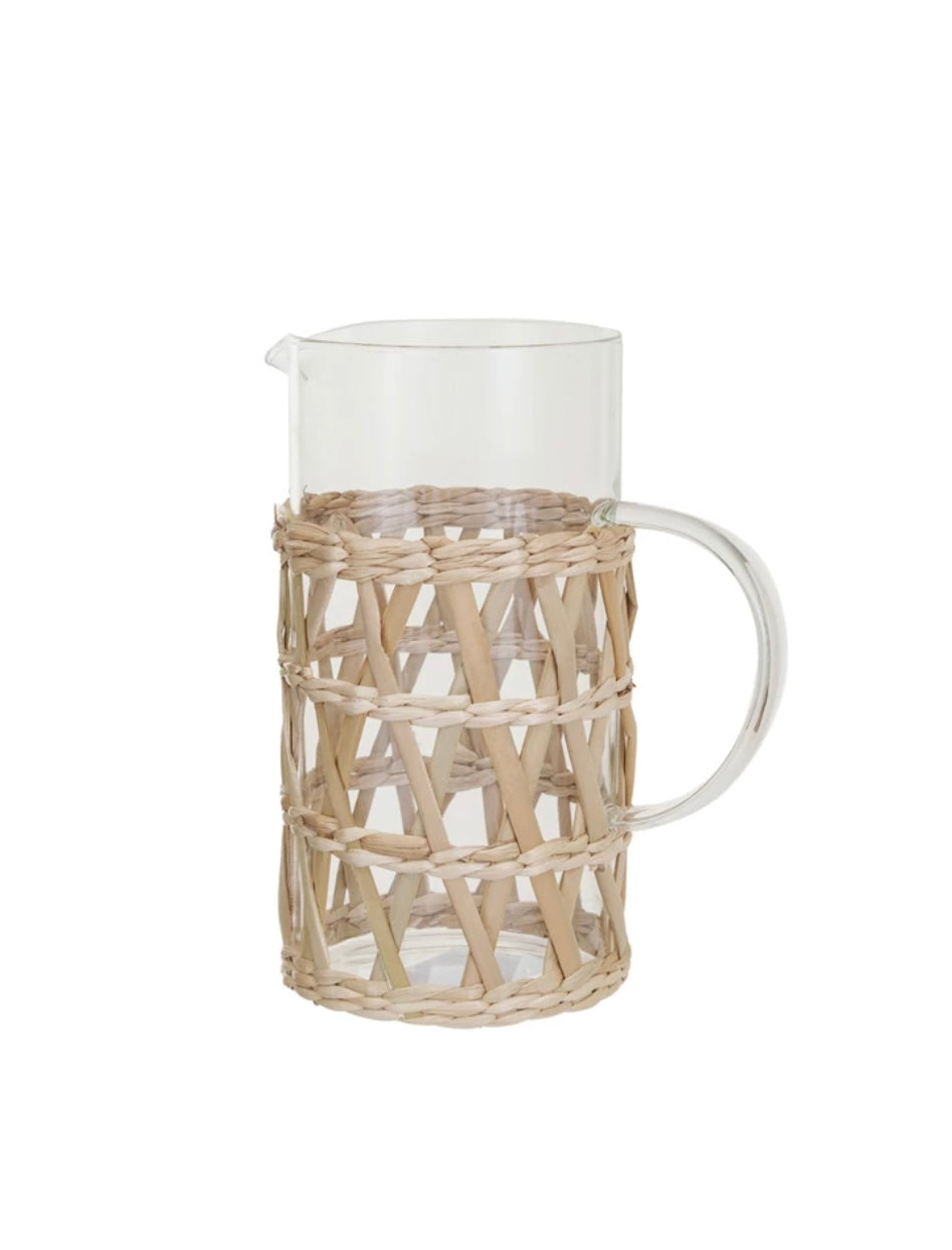 Woven Glass Pitcher