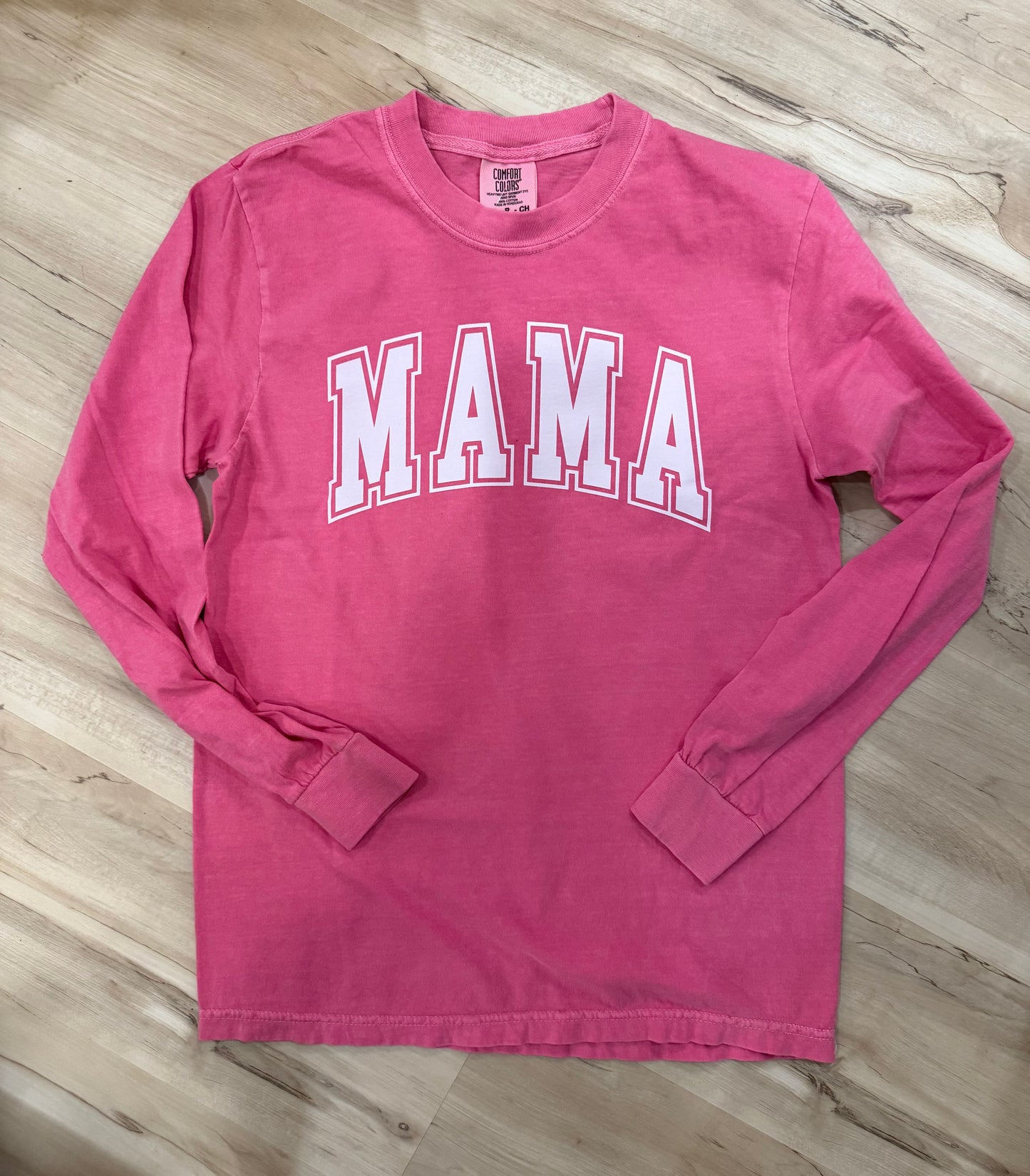 Pink Mama Varsity Long Sleeve