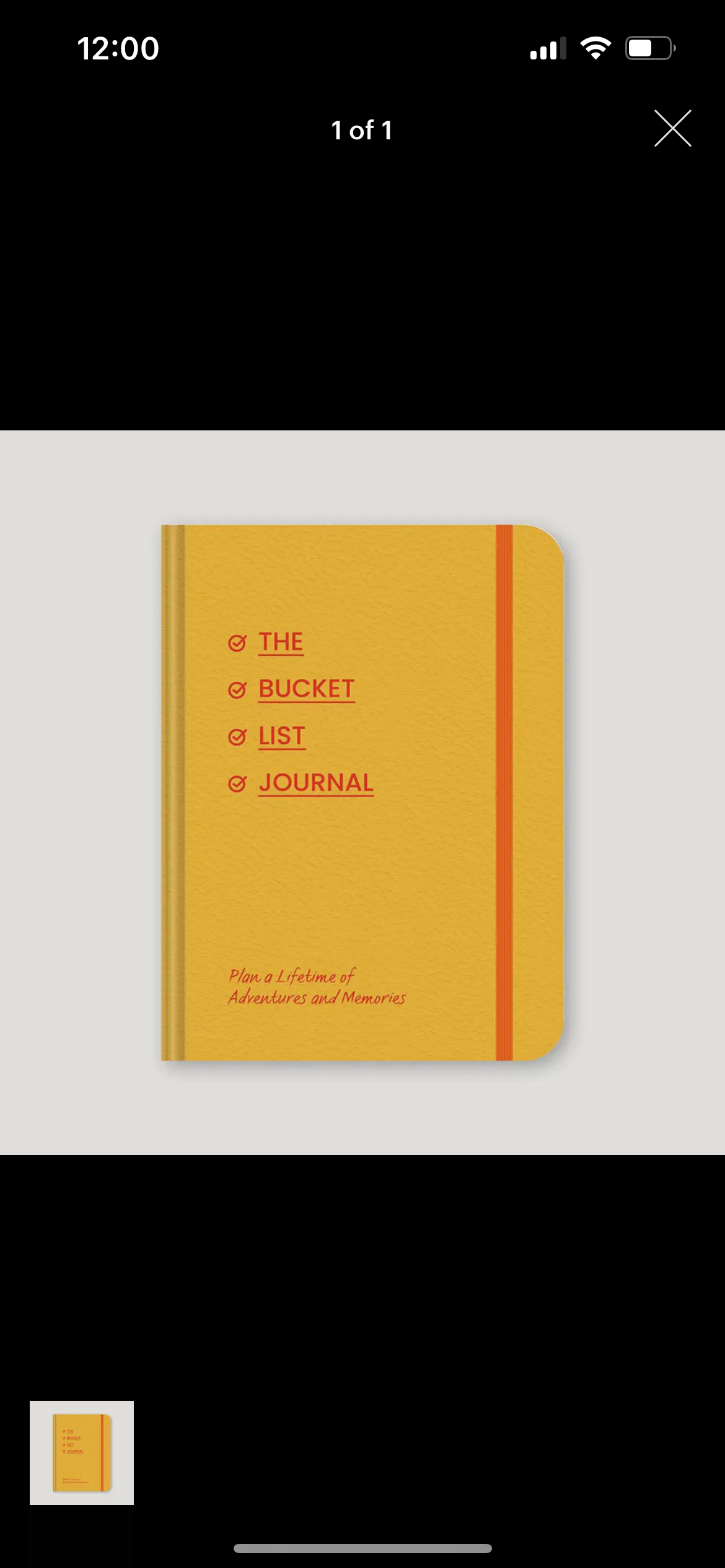 Bucket List Journal
