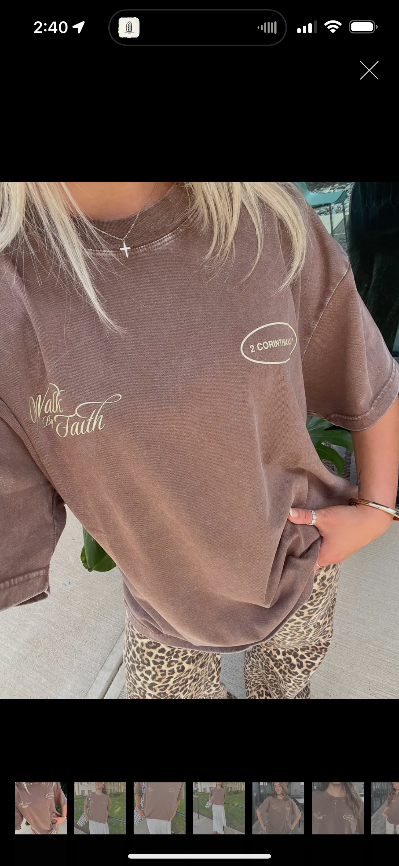 Walk By Faith Tee