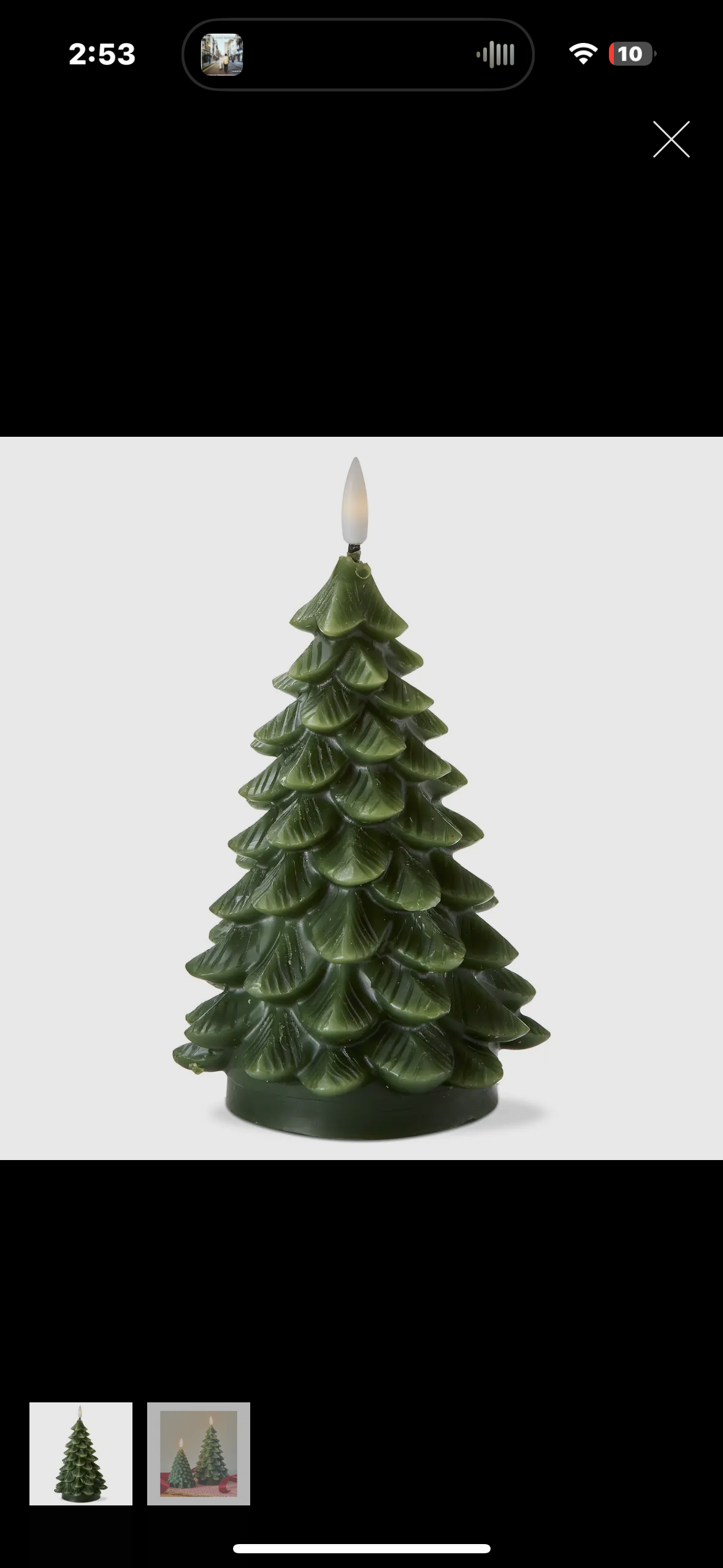 large light up tree