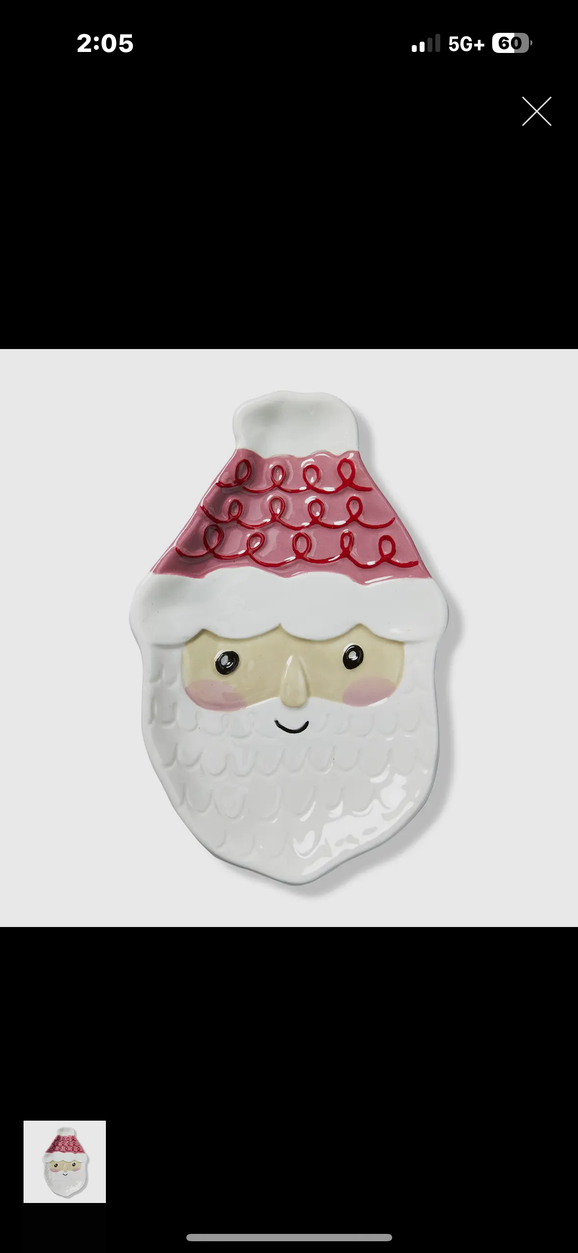santa plate
