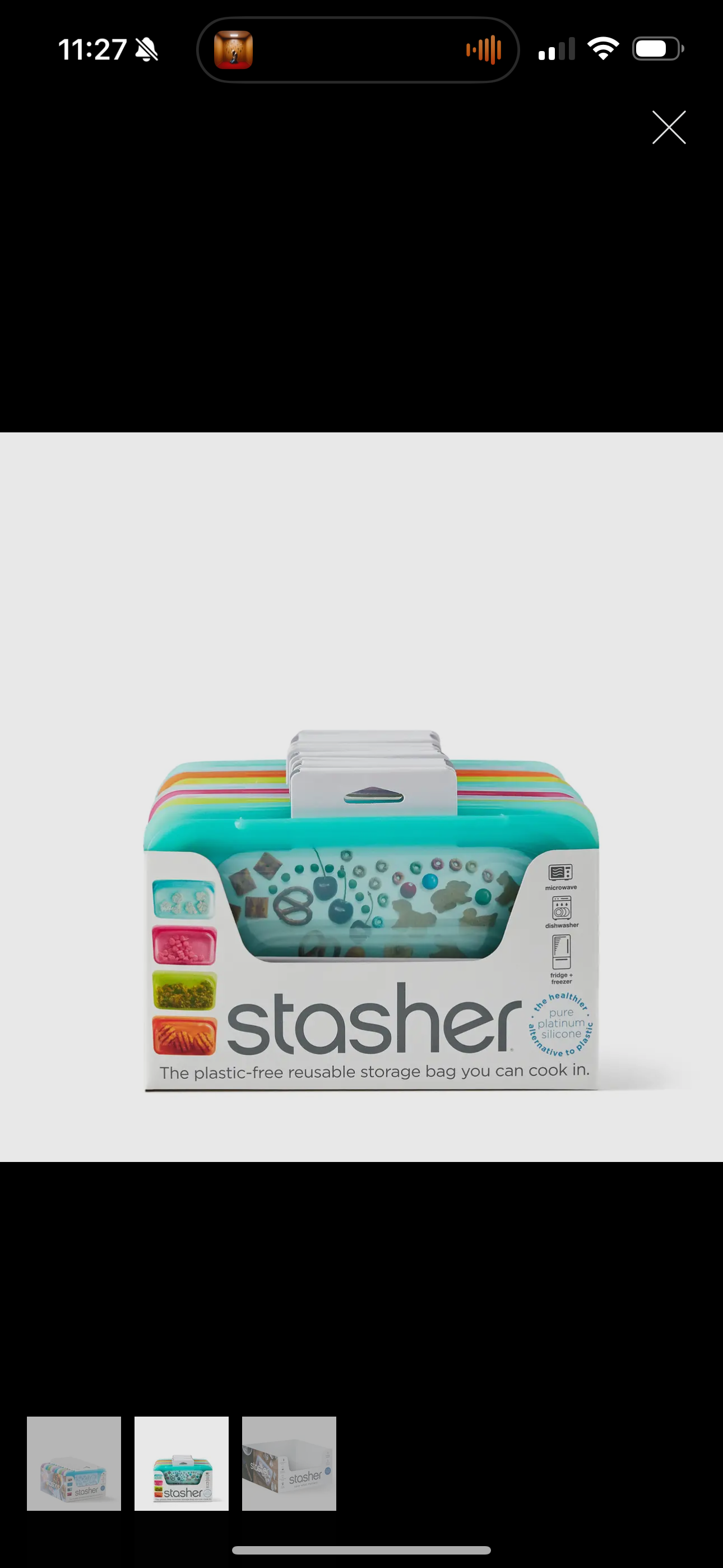 Stasher Snack Bag