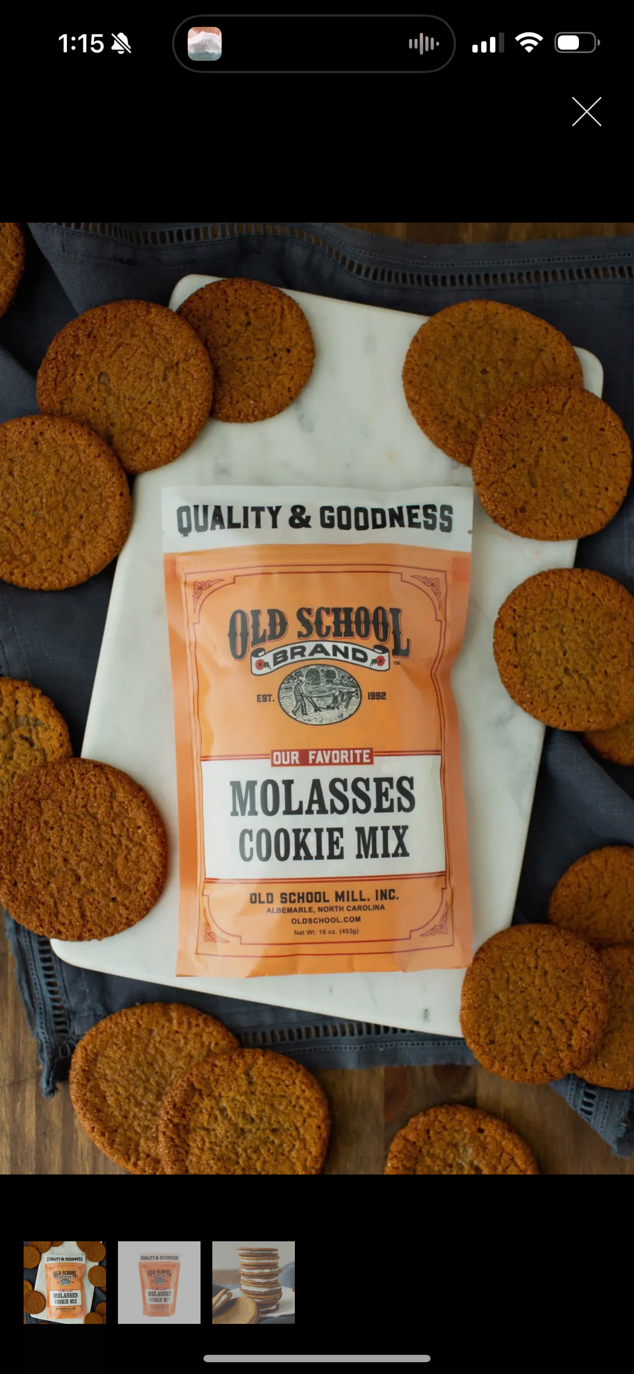 Molasses Cookie Mix