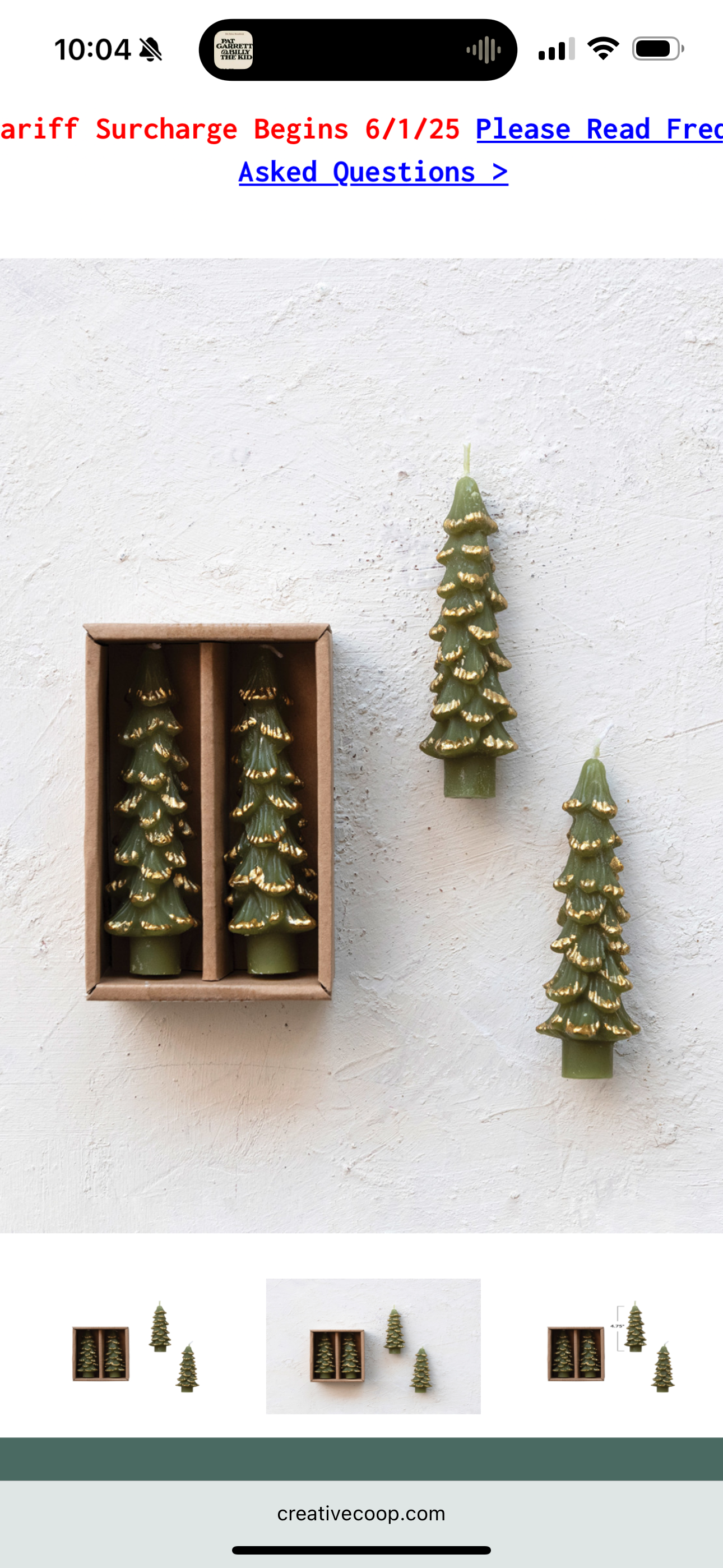 Tree Taper Candles