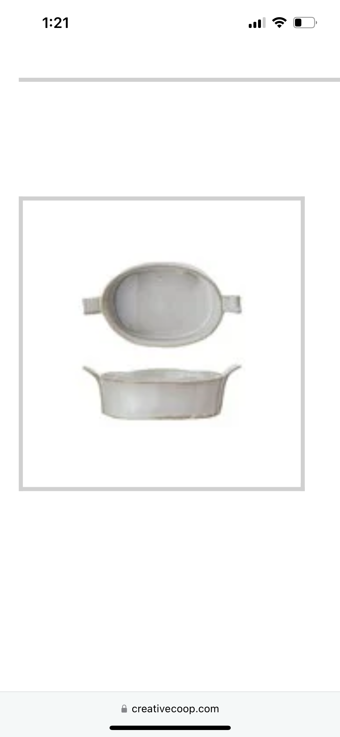 Stoneware Baker