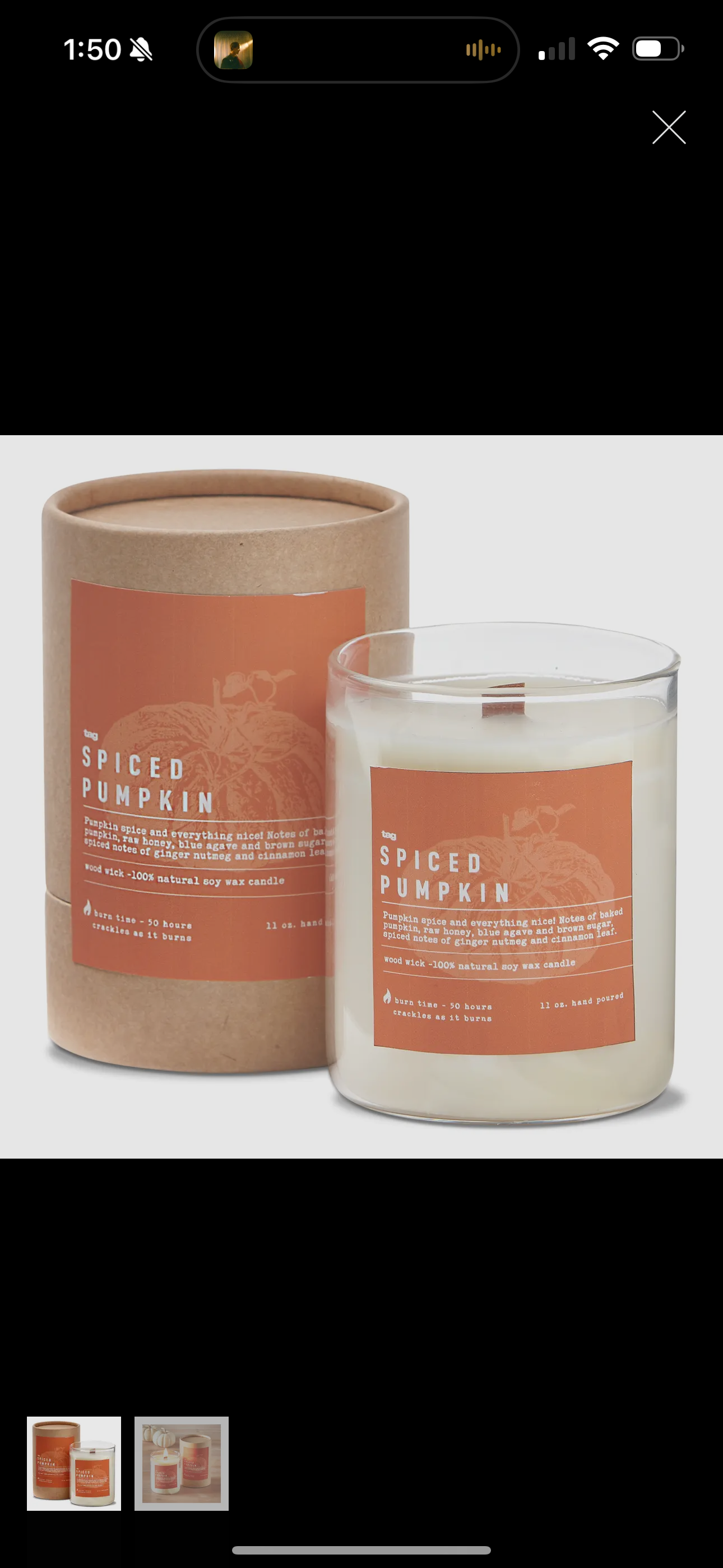 Pumpkin Pie Candle