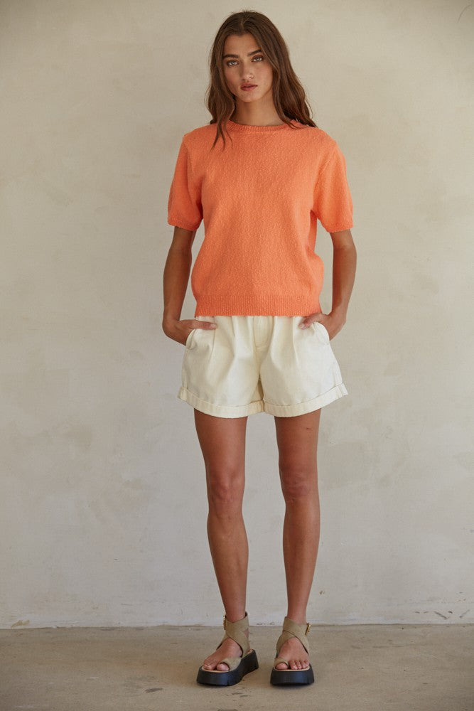 Salmon Blouse Tee