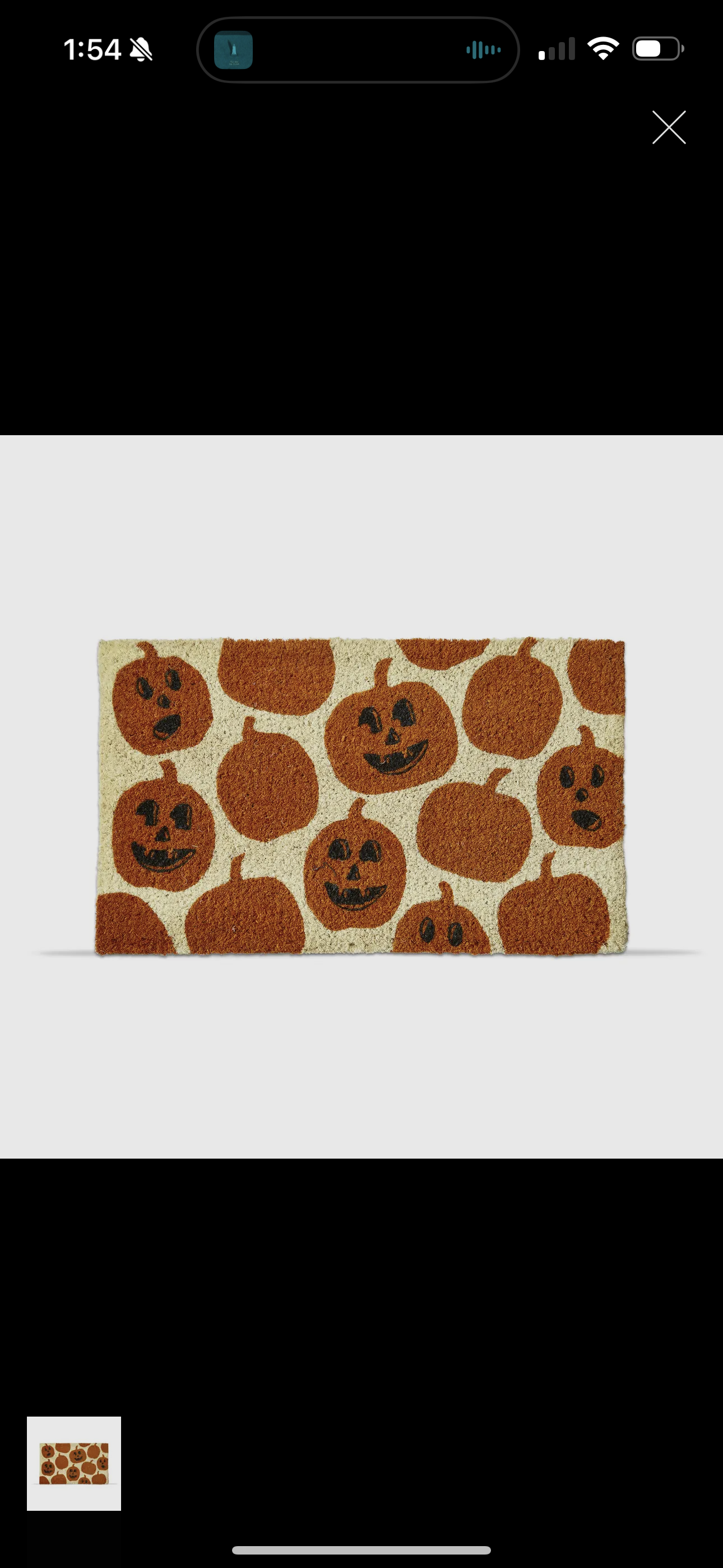 Jack O’lantern Door Mat