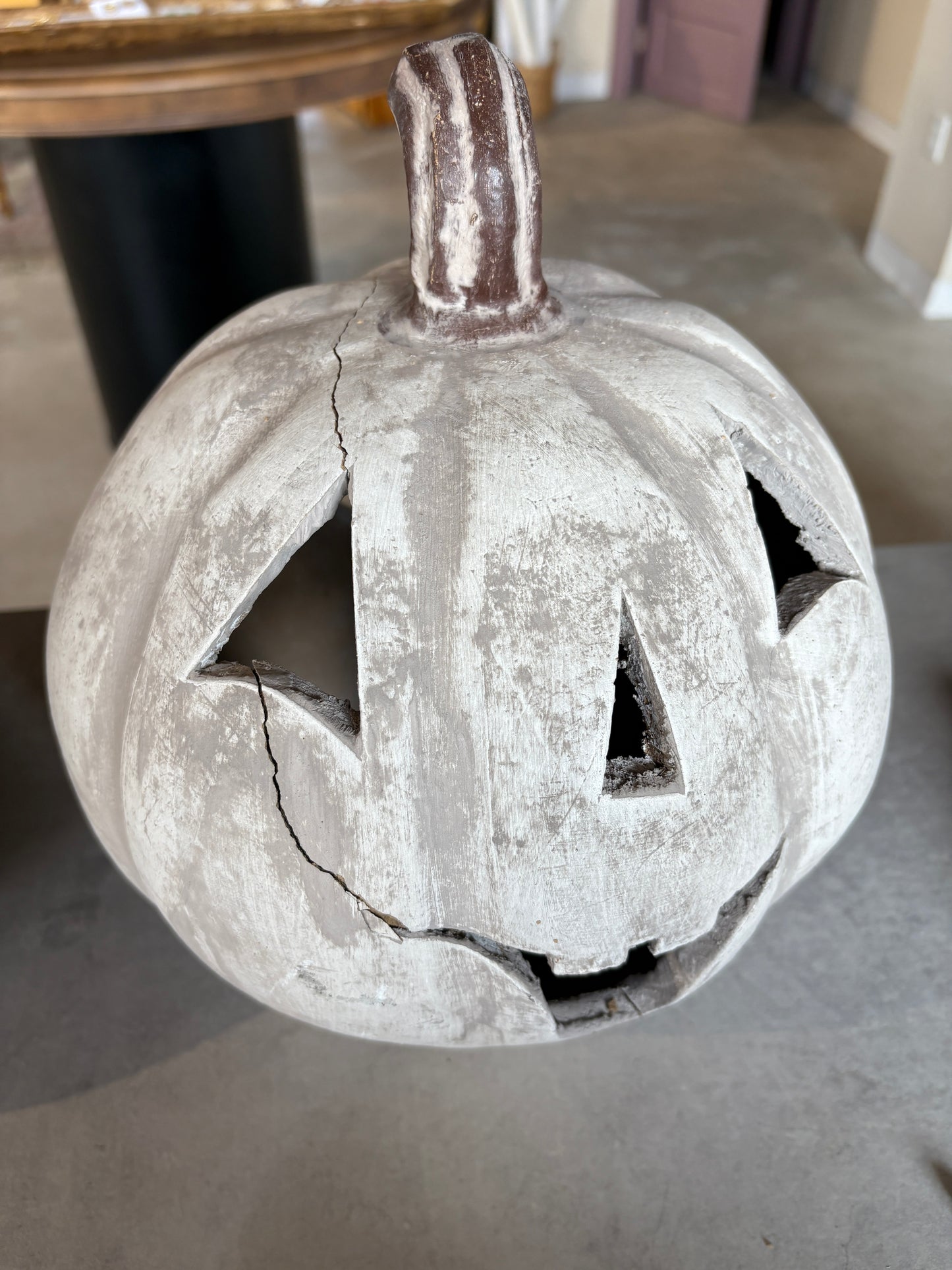 Gray Face Pumpkin