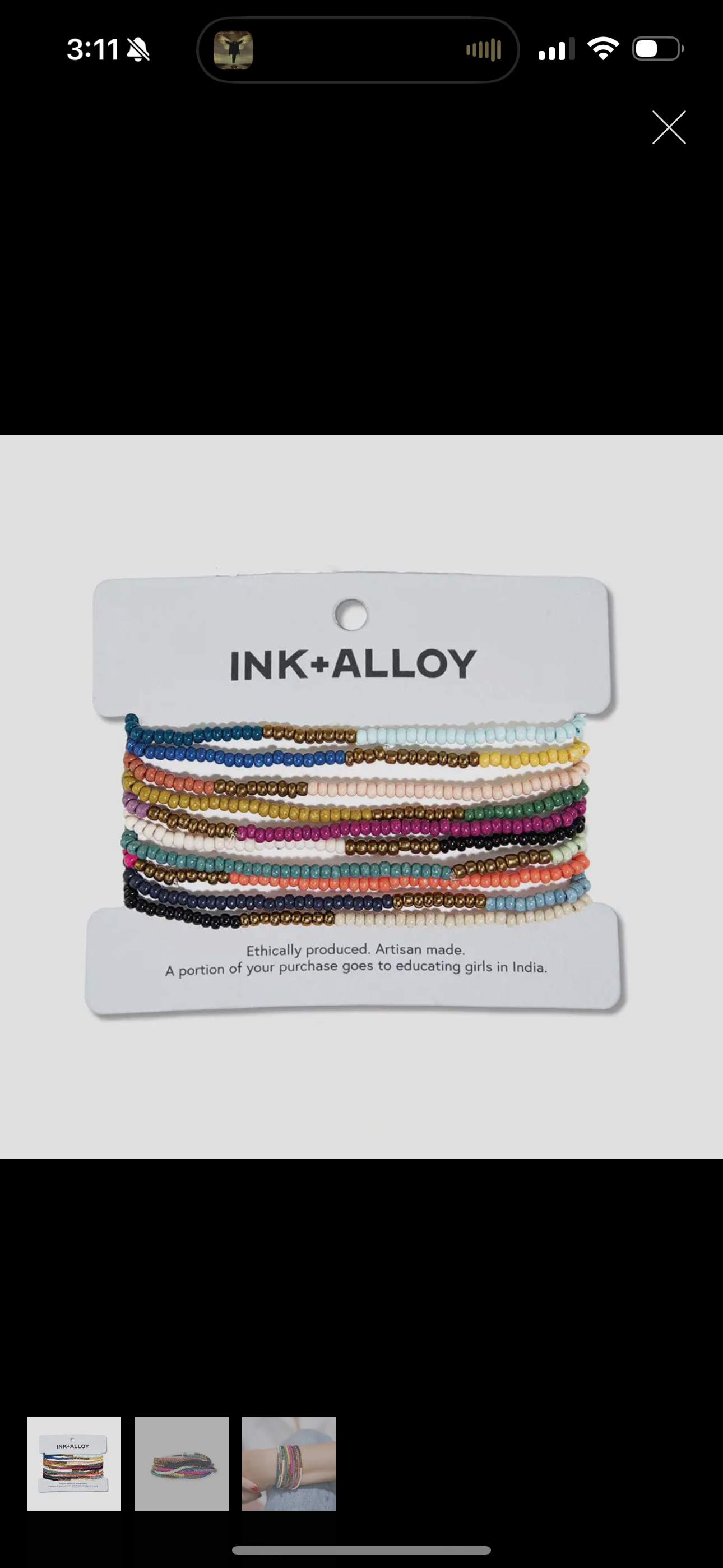 Two Tone Stretch Bracelets