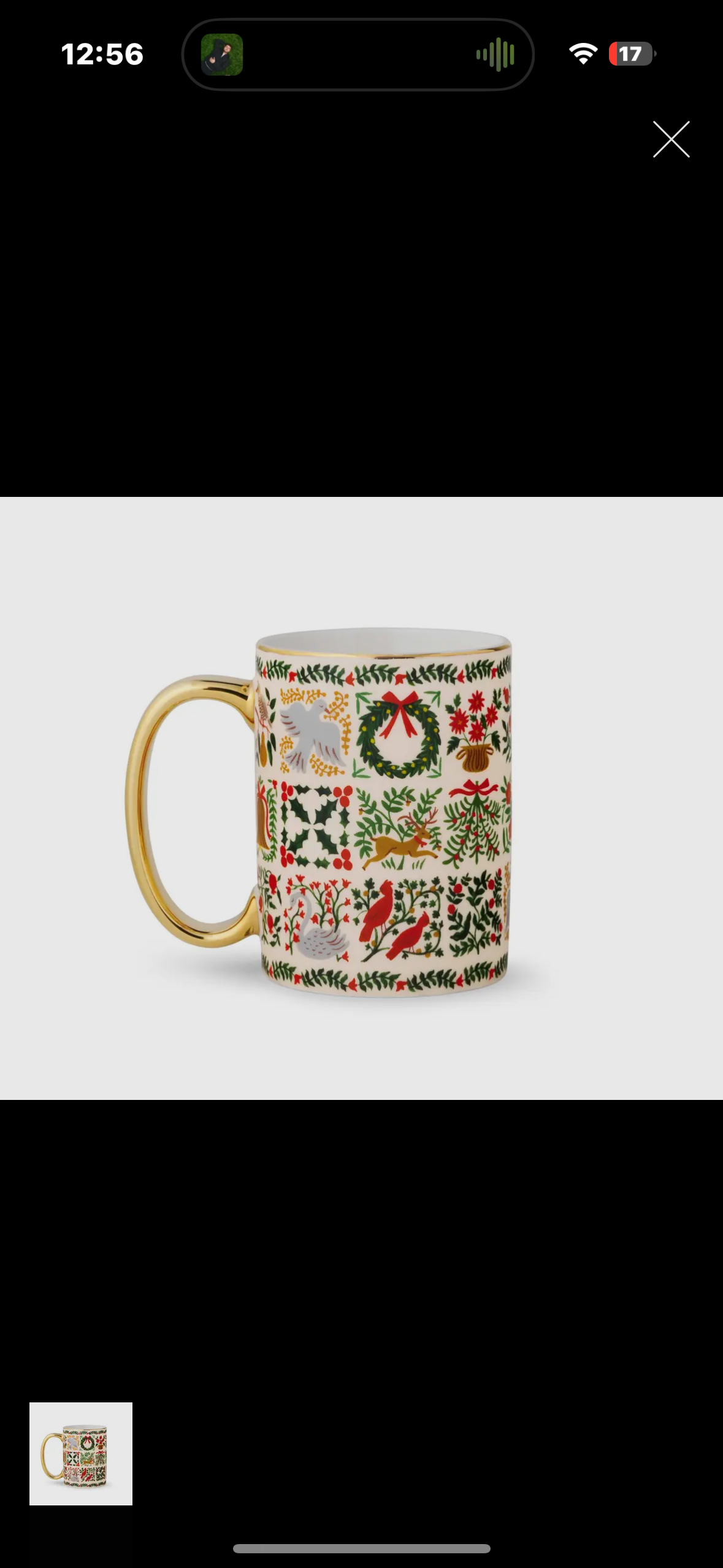 christmastide mug