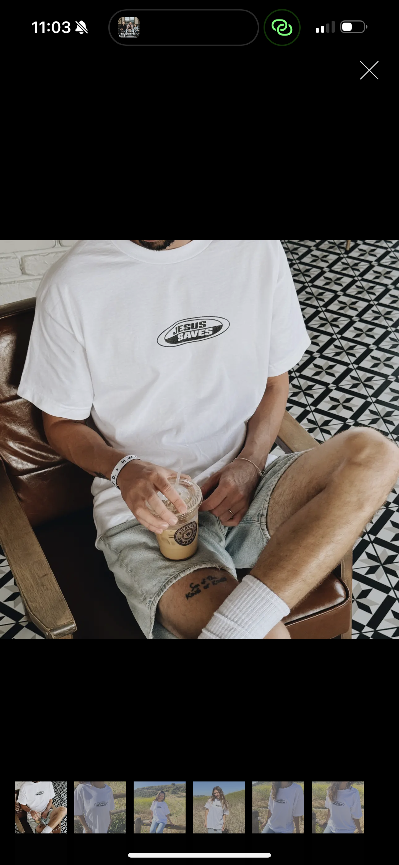 Jesus Saves Retro Tee