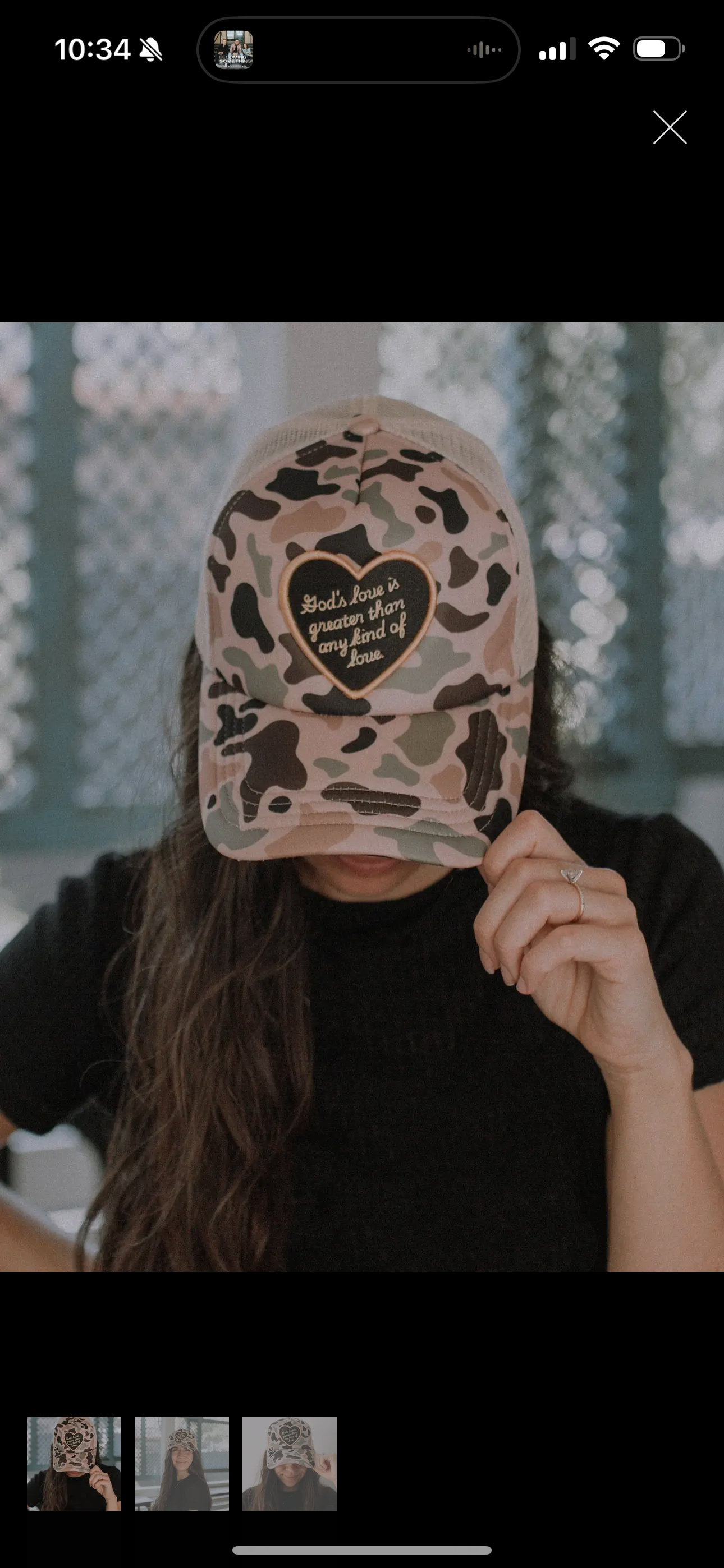 God’s Love is Greater Hat