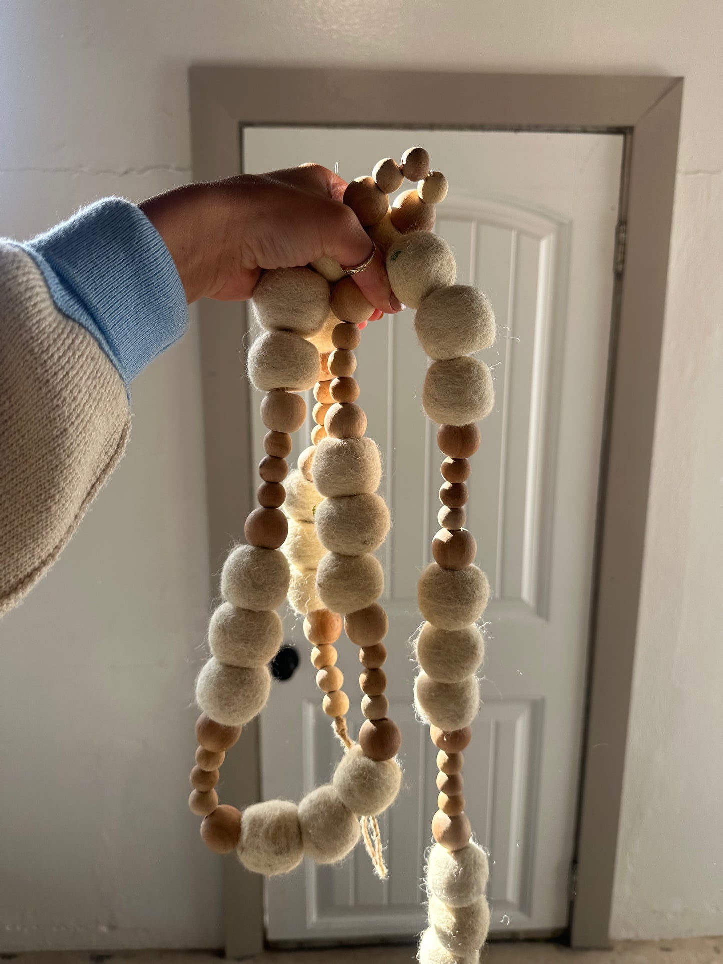 wooden garland