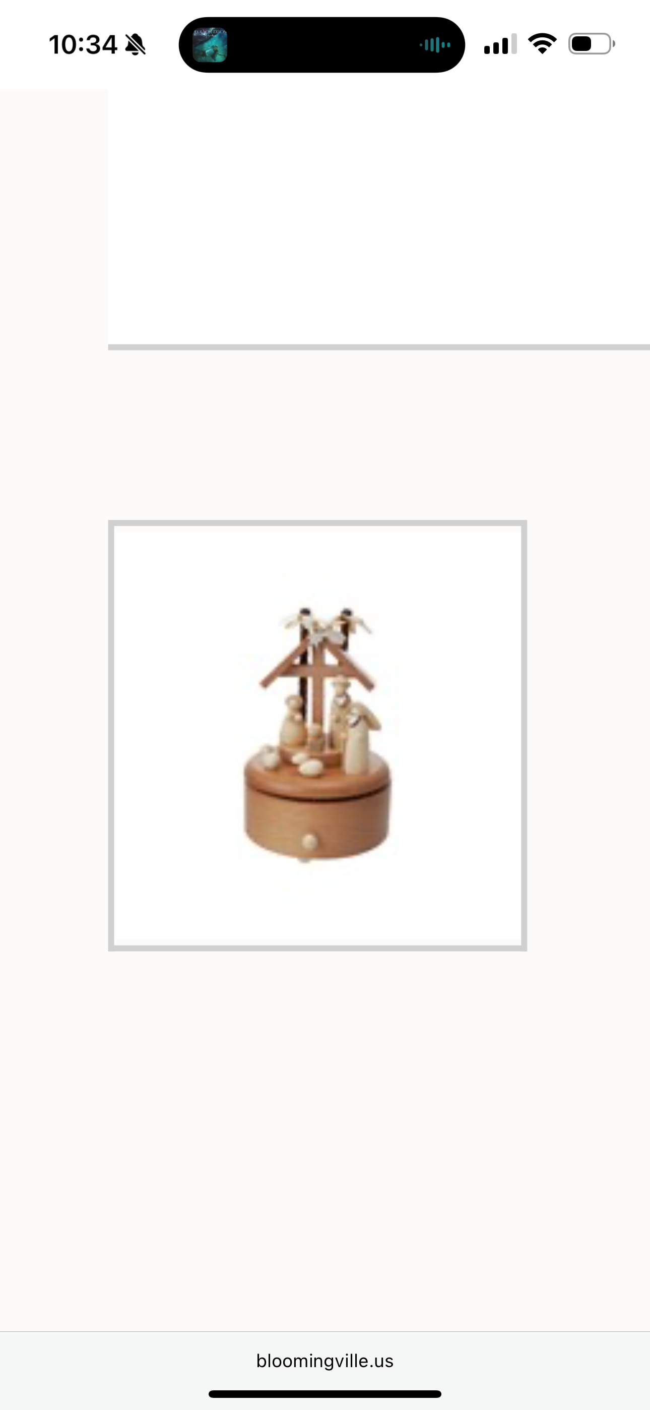 Nativity Music Box