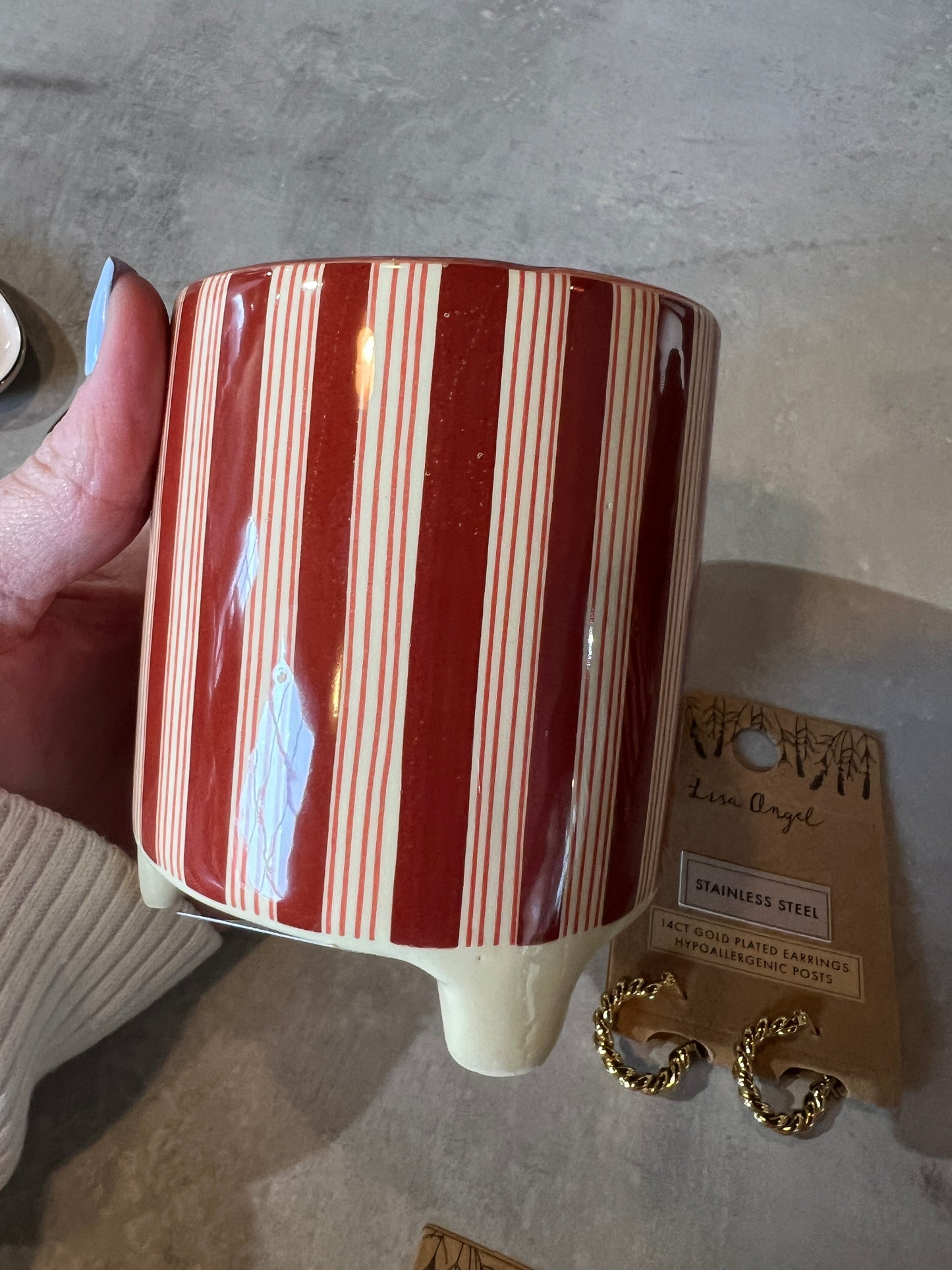 Candy Stripe Planter