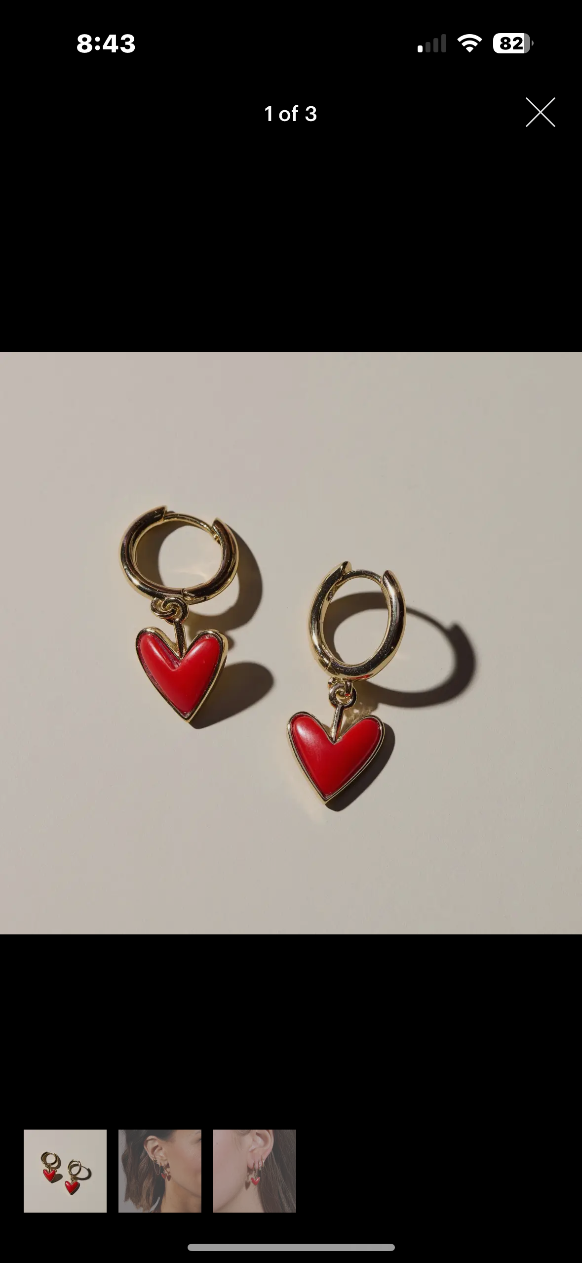 coral heart Huggies