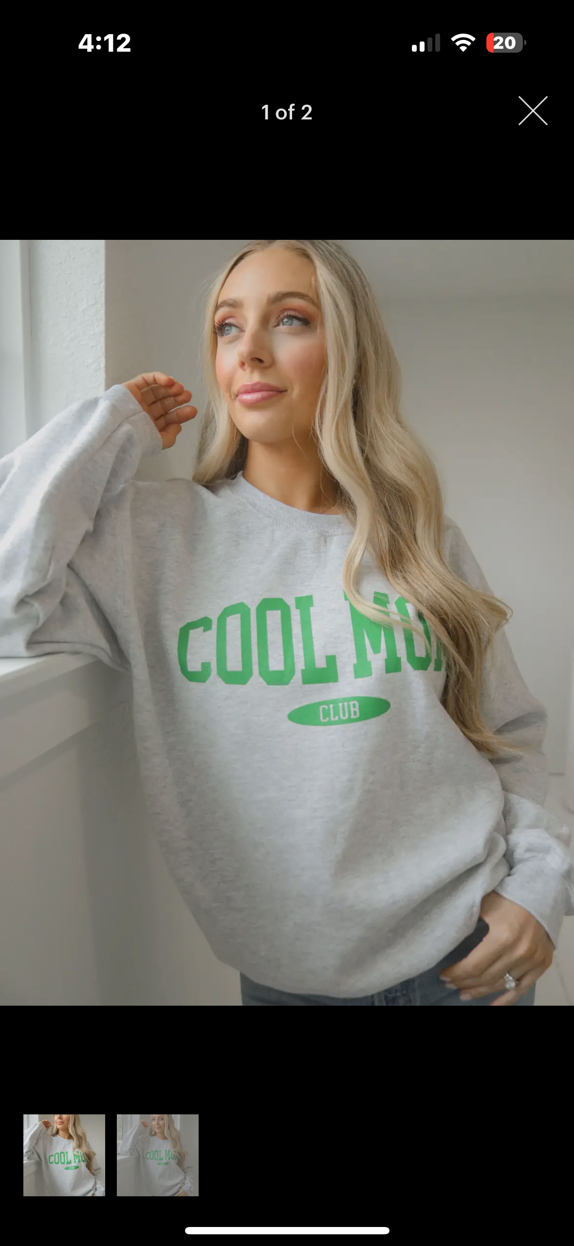 cool mom sweatshirt