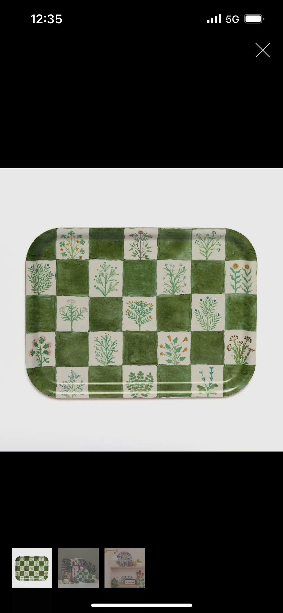Watercolor Herb Tray