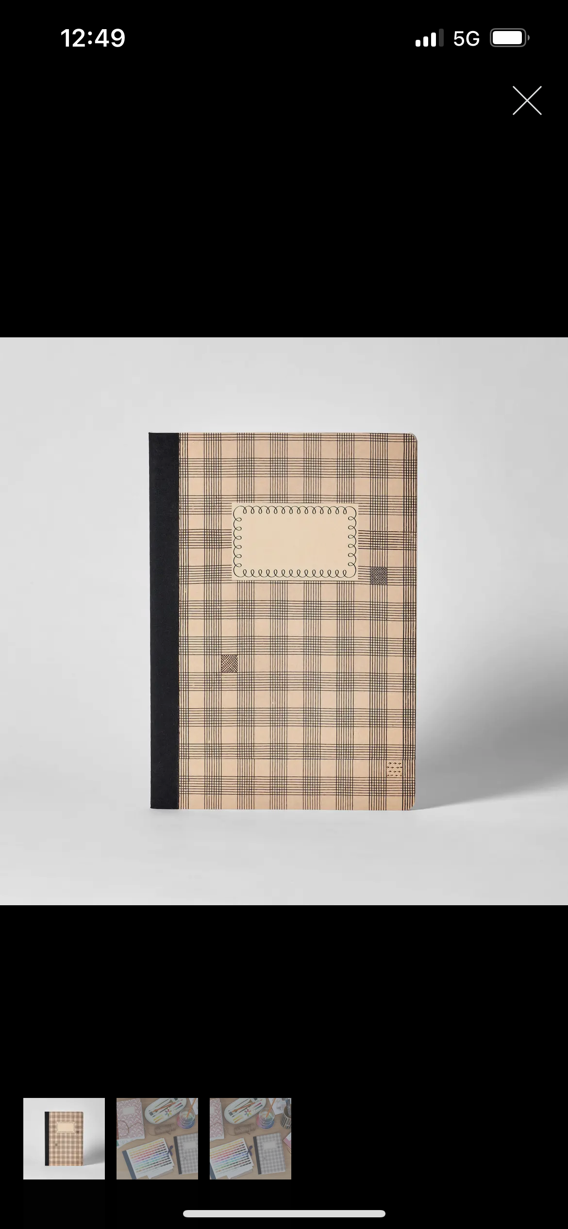 Vintage Weave Notebook