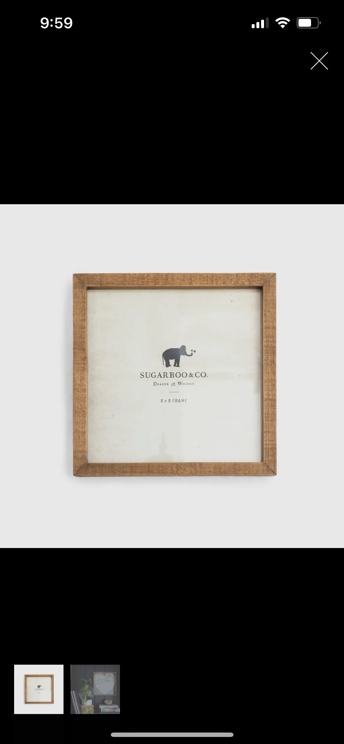 8x8 Wooden Frame