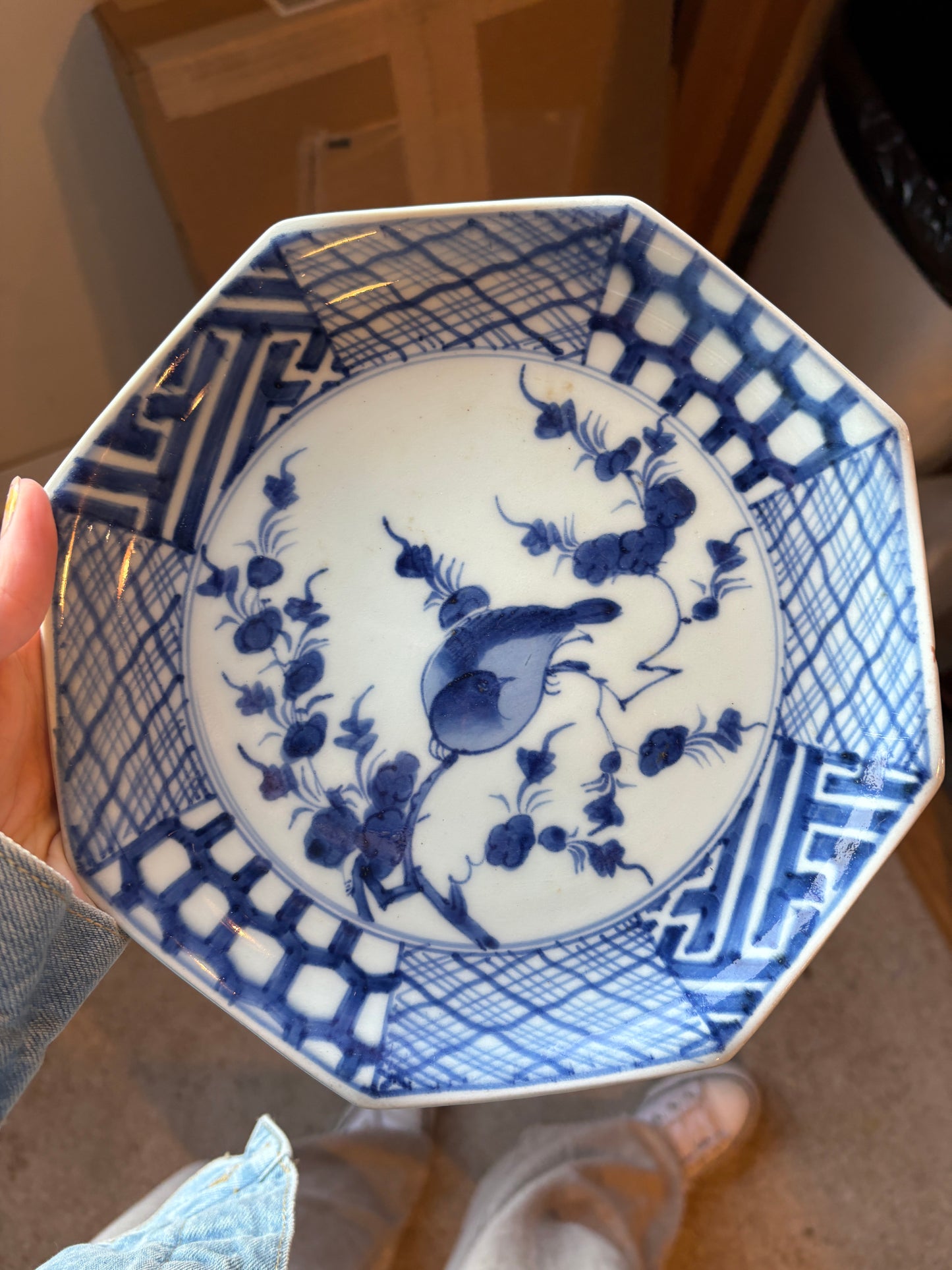Vintage Blue Plate