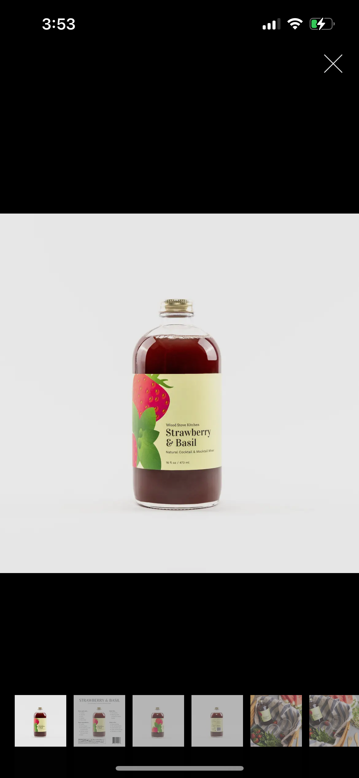 Strawberry & Basil Mixer