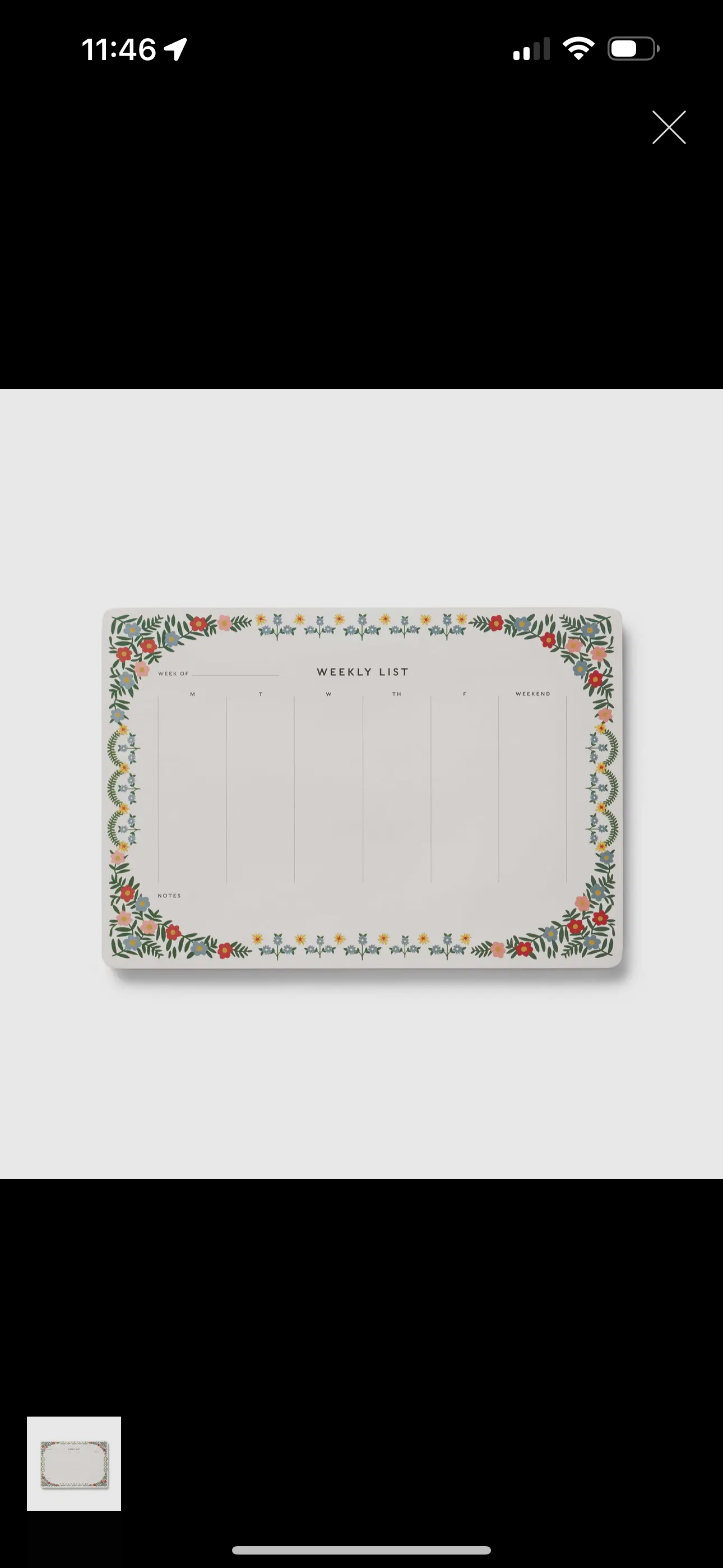 Weekly Desk Pad