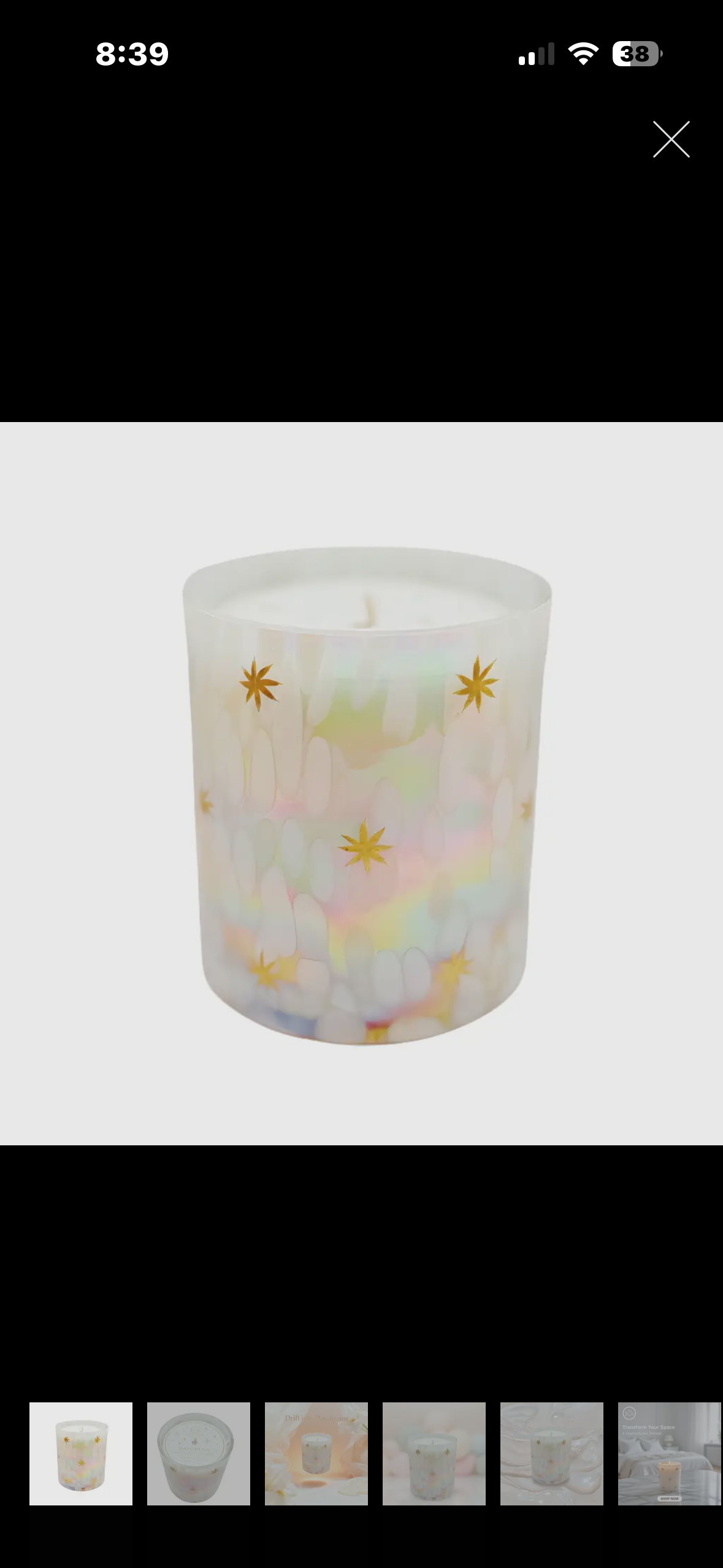 daydream icon candle