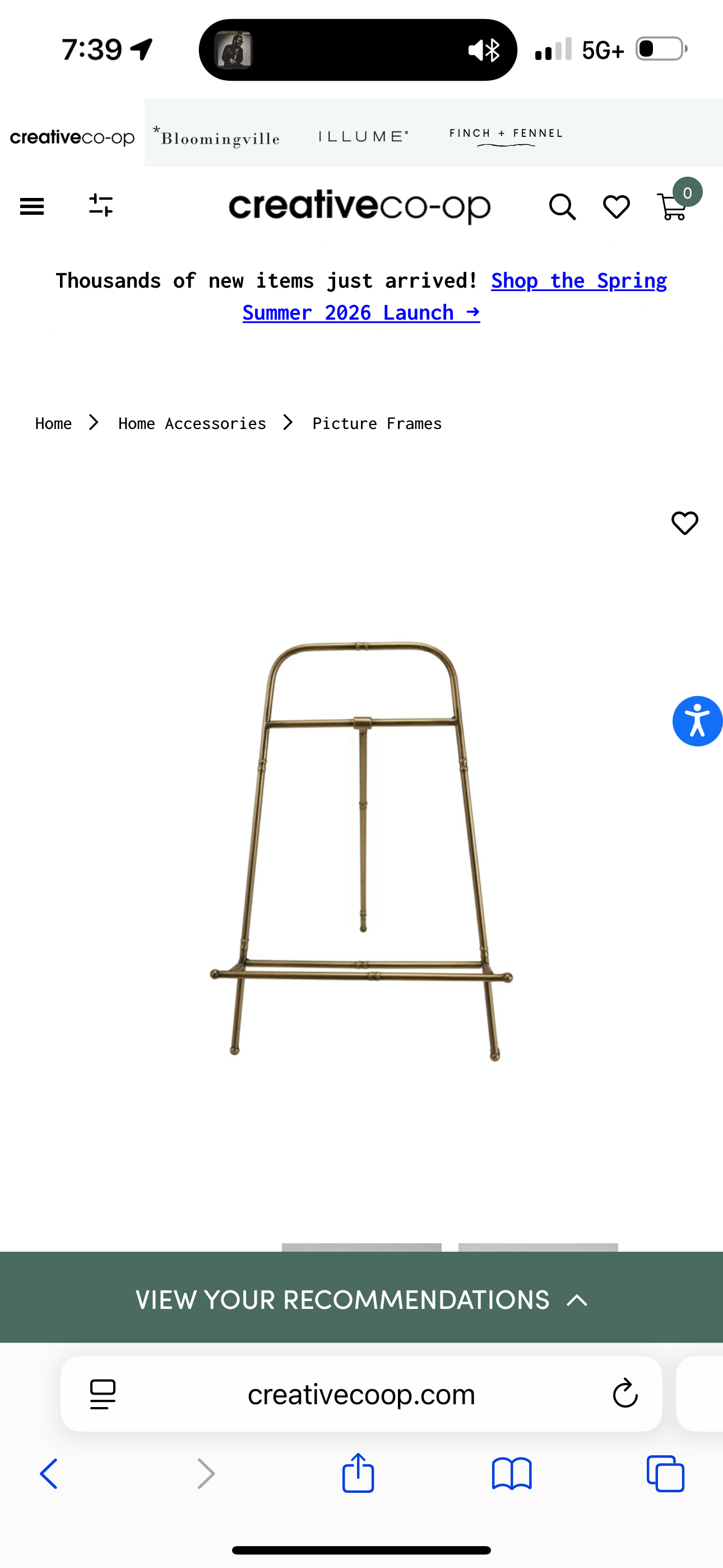 Metal Easel