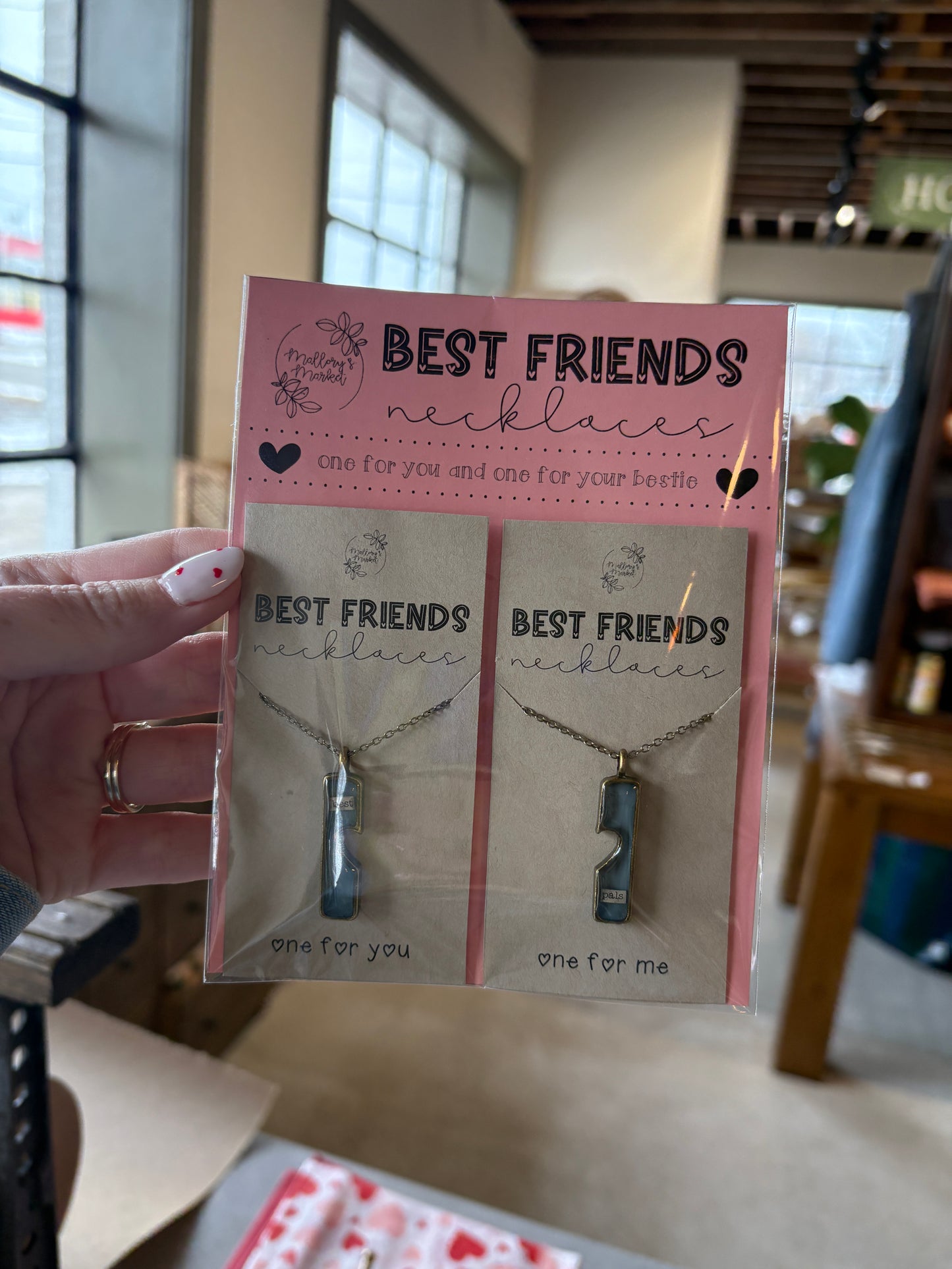 Bronze Best Friends Necklace Set