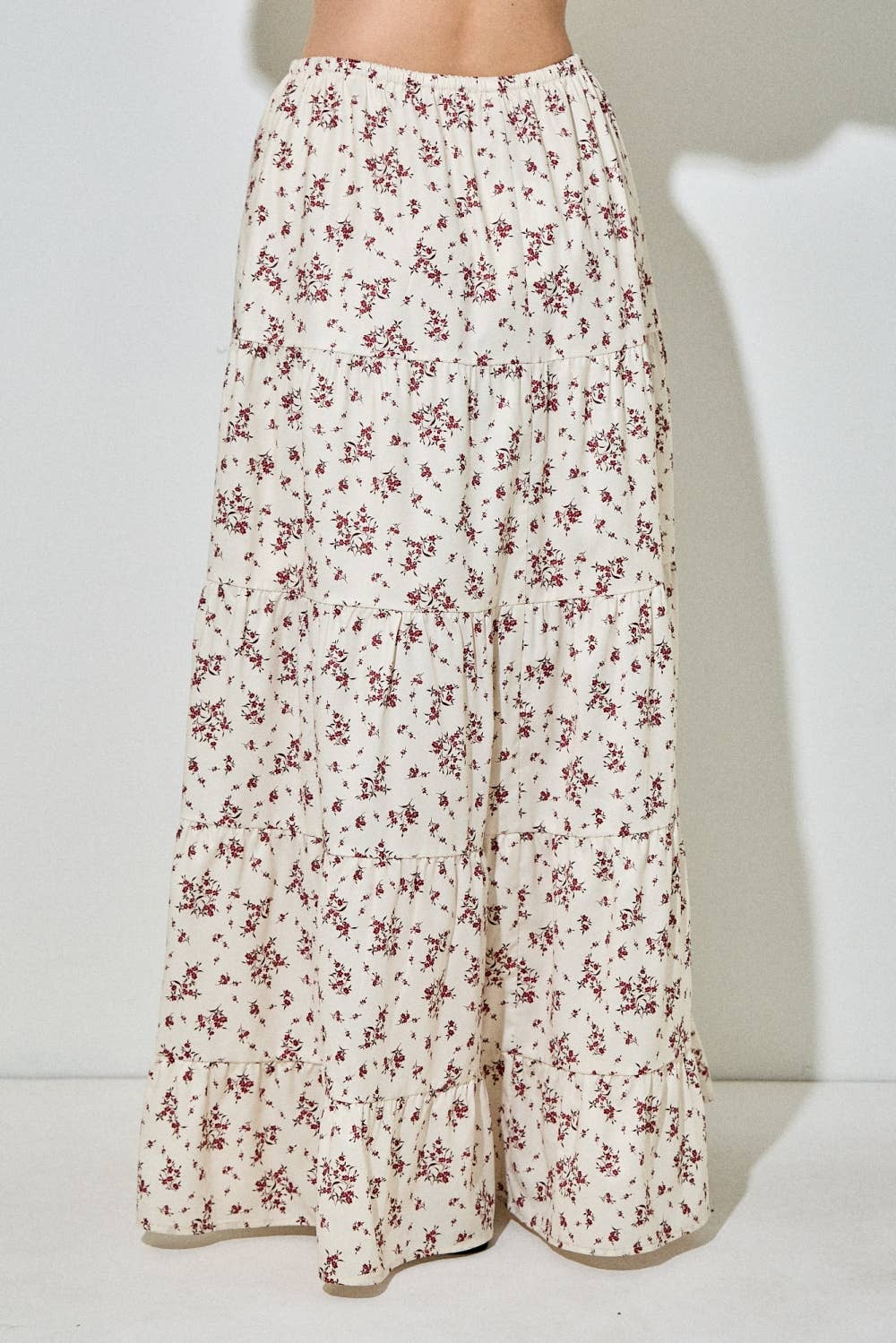 floral maxi skirt